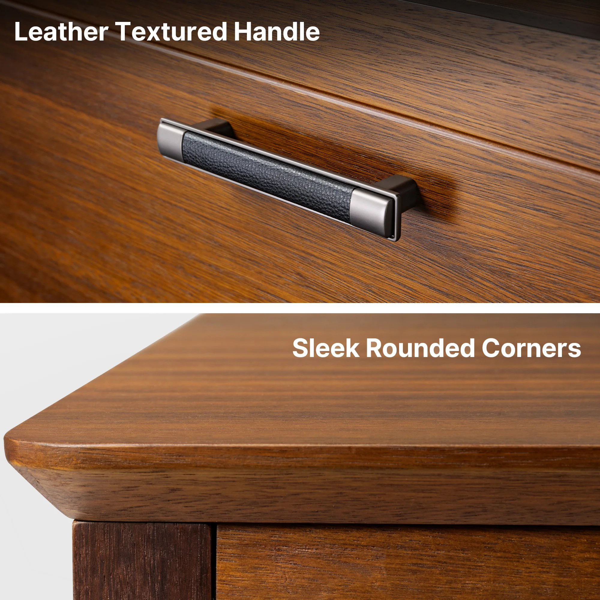 29'' Display File Storage Cabinet, Dark Walnut - Image 4