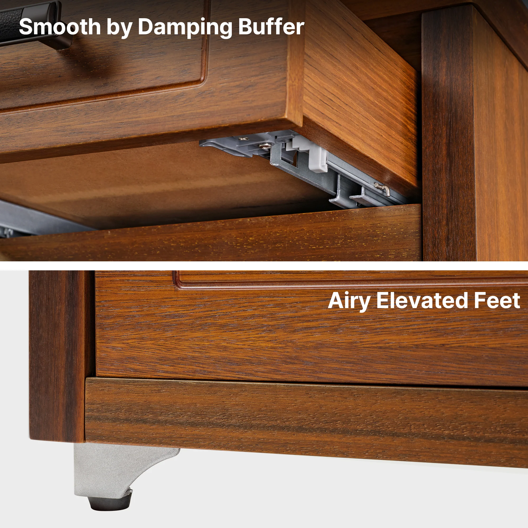 29'' Display File Storage Cabinet, Dark Walnut - Image 5