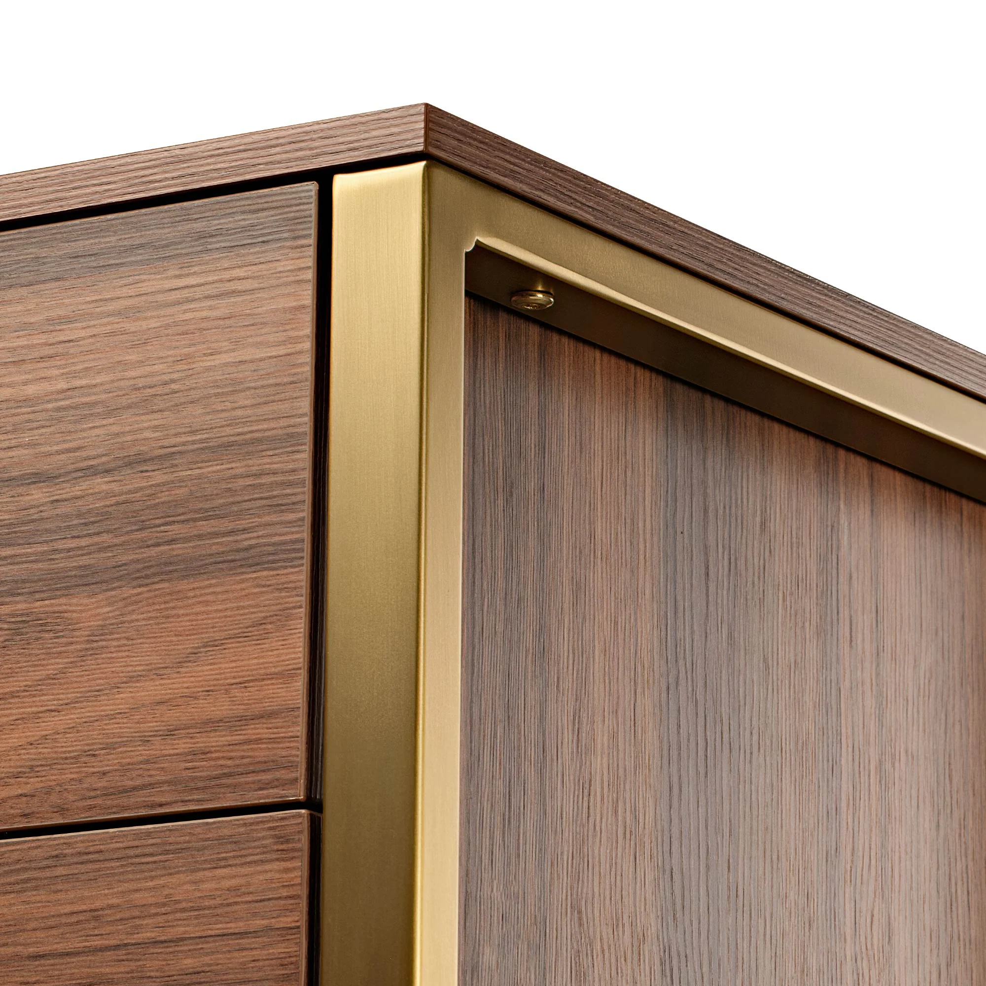 42" Chest 5-Drawers Dresser Accent Cabinet Walnut - Image 16