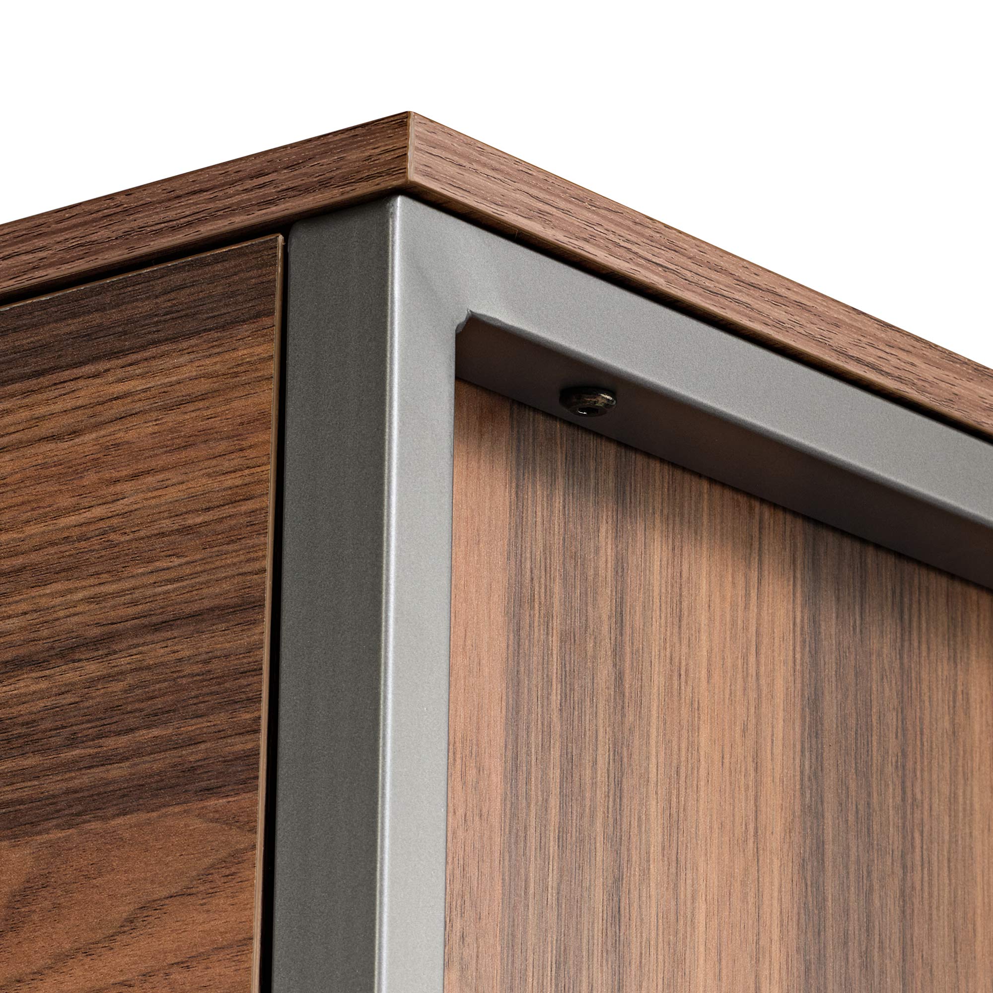 42" Chest 5-Drawers Dresser Accent Cabinet Walnut - Image 7