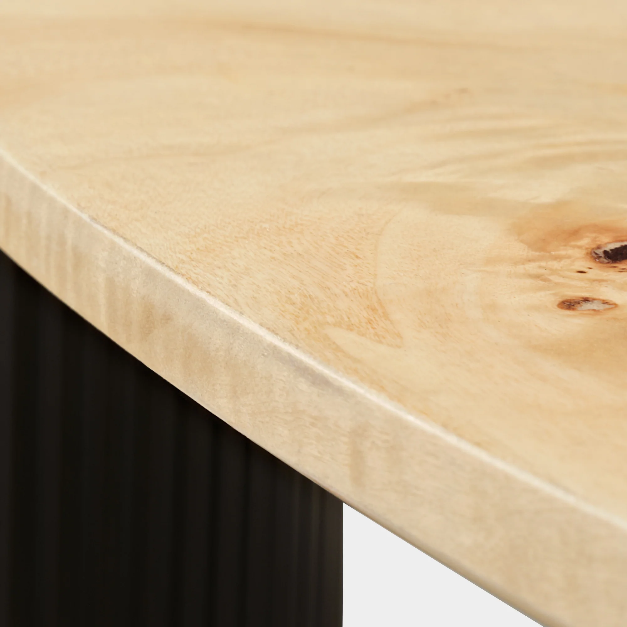 43" Birch Wood Veneer Coffee Table Set of 2 - Image 4