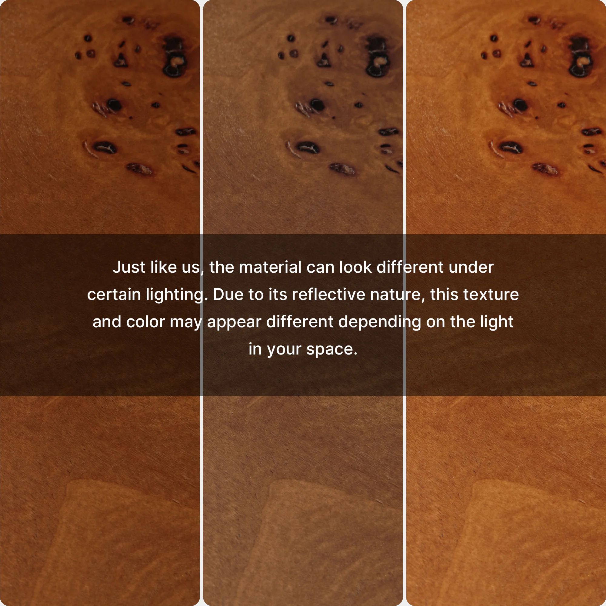 43" Brown Round Coffee Table Set of 2 - Image 15