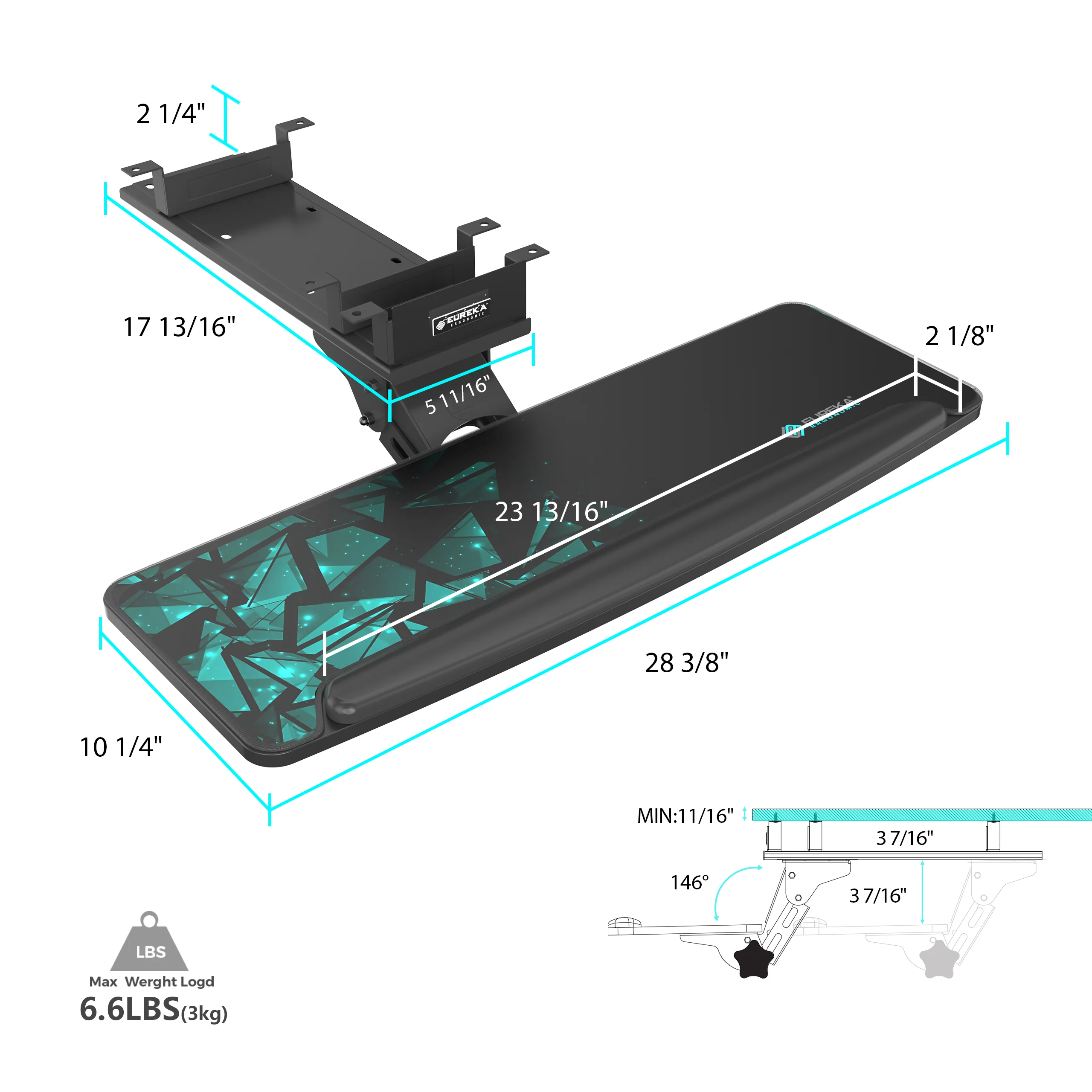 Adjustable Keyboard Tray - Image 7