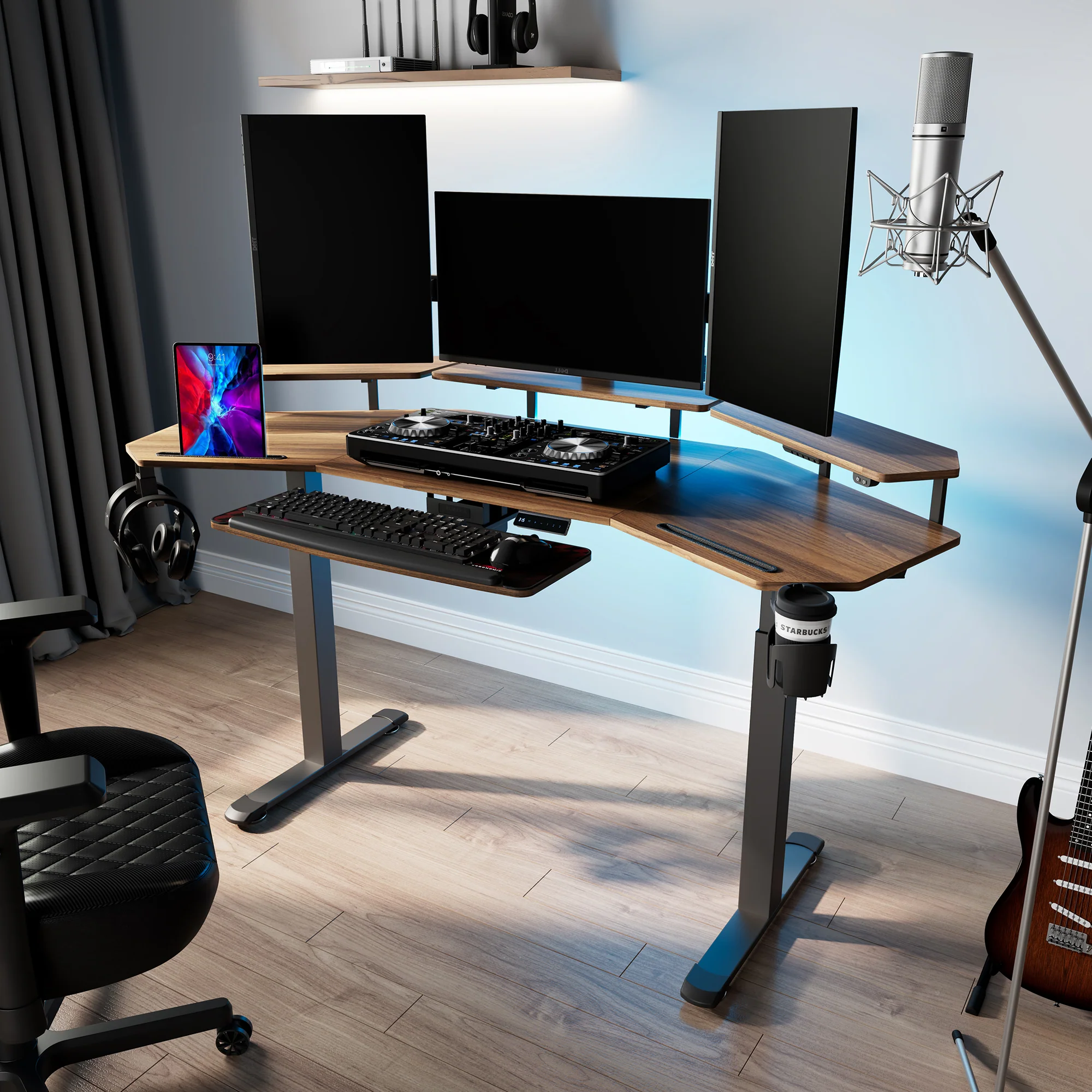 Aero Pro Wing-Shaped Standing Desk (72"x23") - Image 17