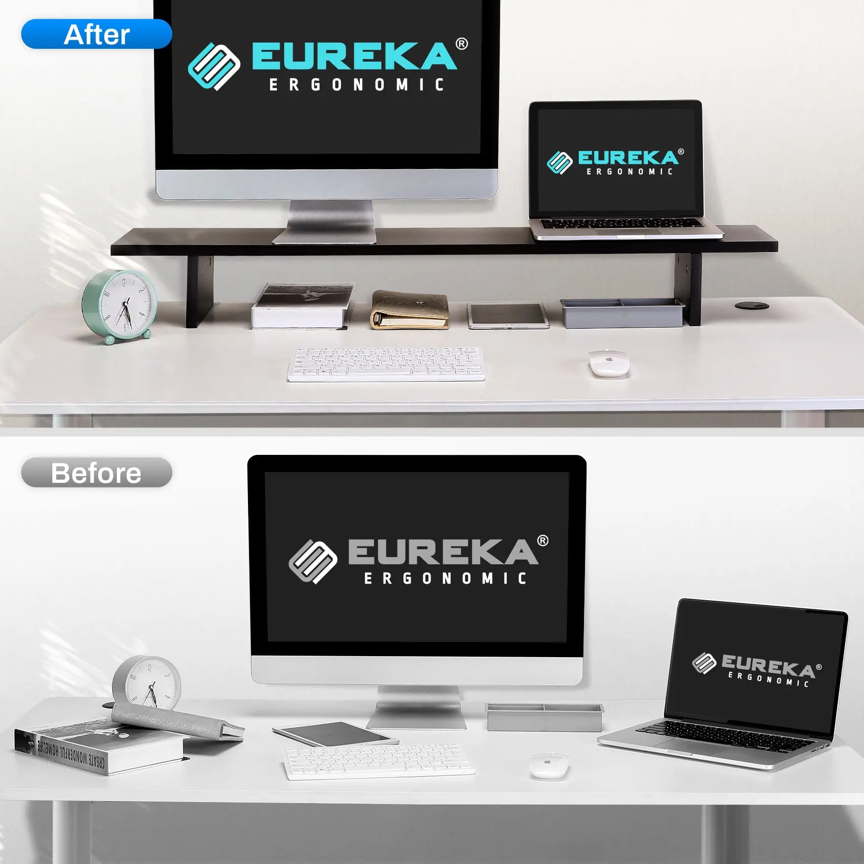Carbon Fiber Dual Monitor Stand - Image 4