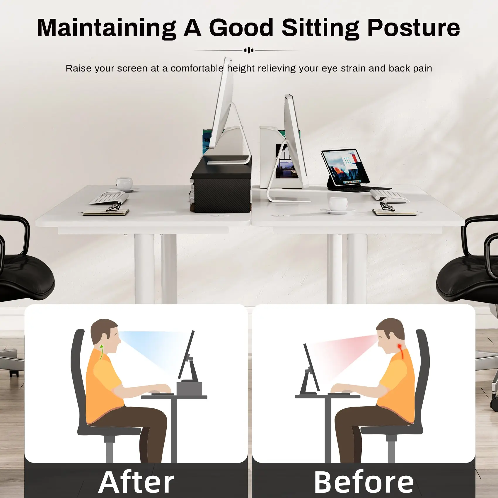 Carbon Fiber Dual Monitor Stand - Image 5