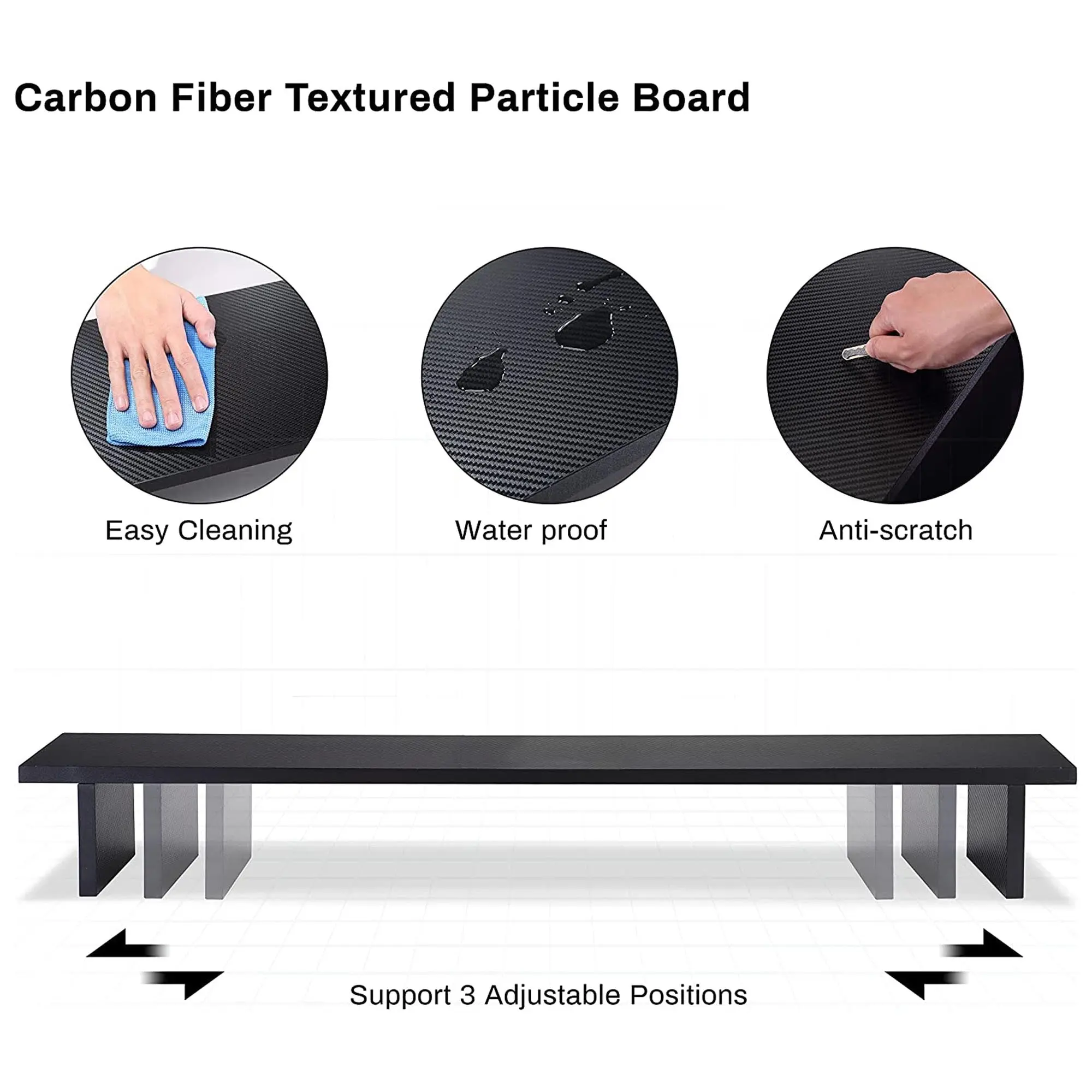 Carbon Fiber Dual Monitor Stand - Image 6