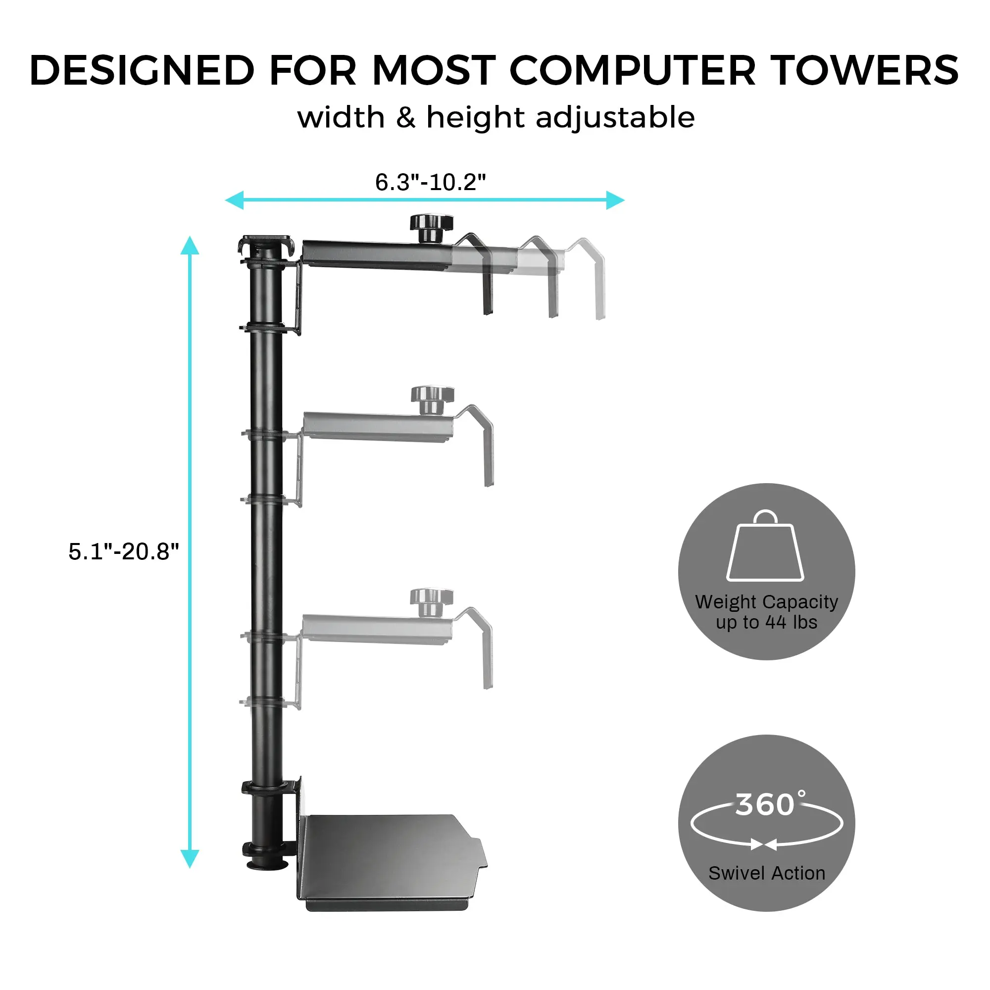 Knob-operated Adjustable CPU Holder - Image 11