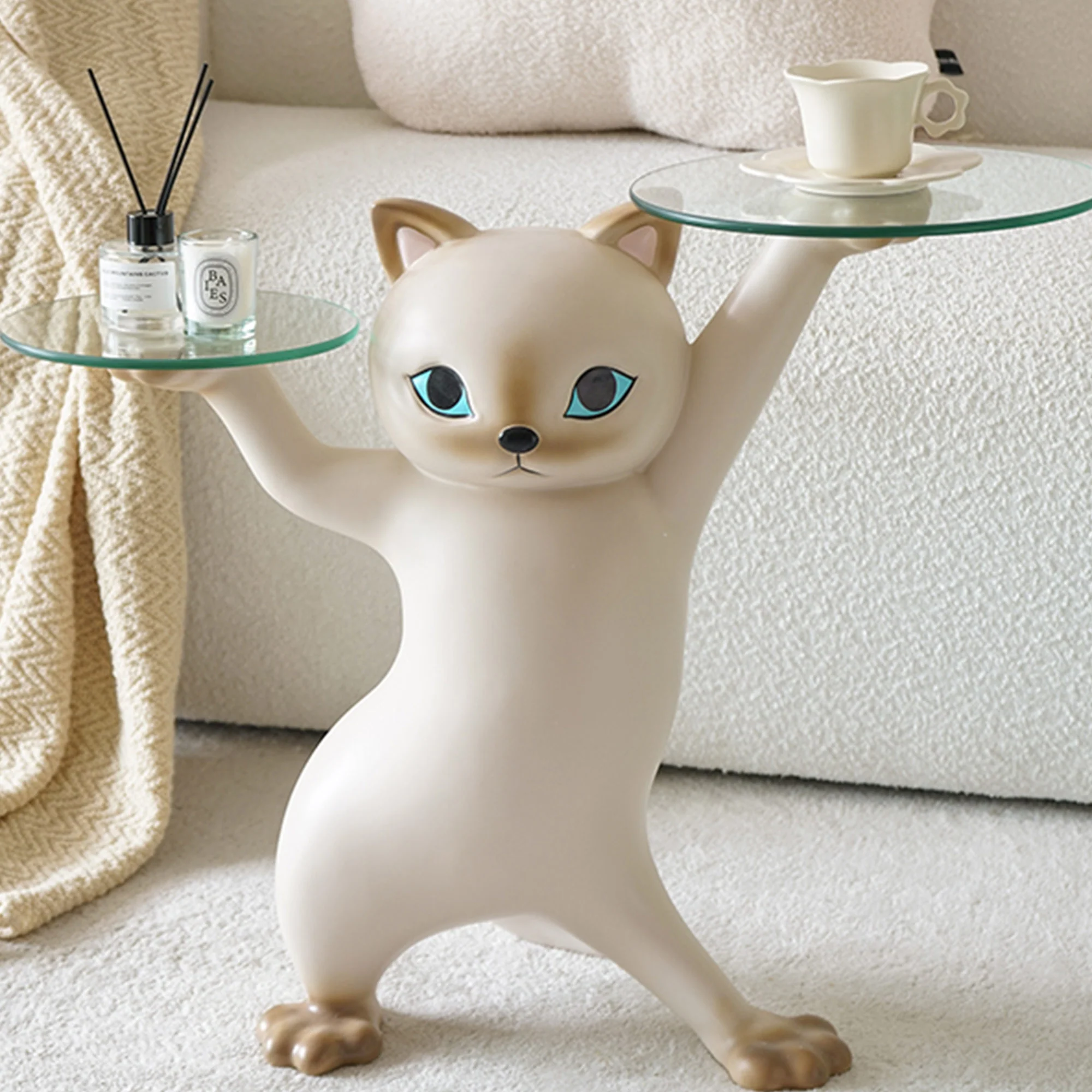 23''H, Enchanting Cat Side Table - Image 19