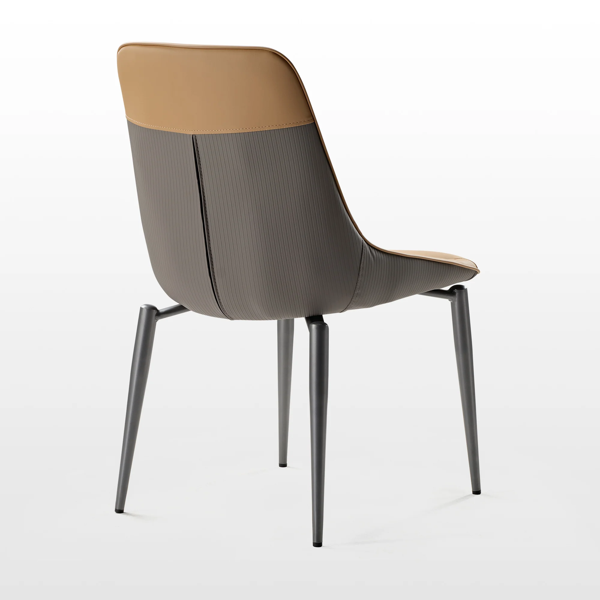Couture, Upholstered Dining Side Chairs Set of 2, Turmeric & Gray - Image 11