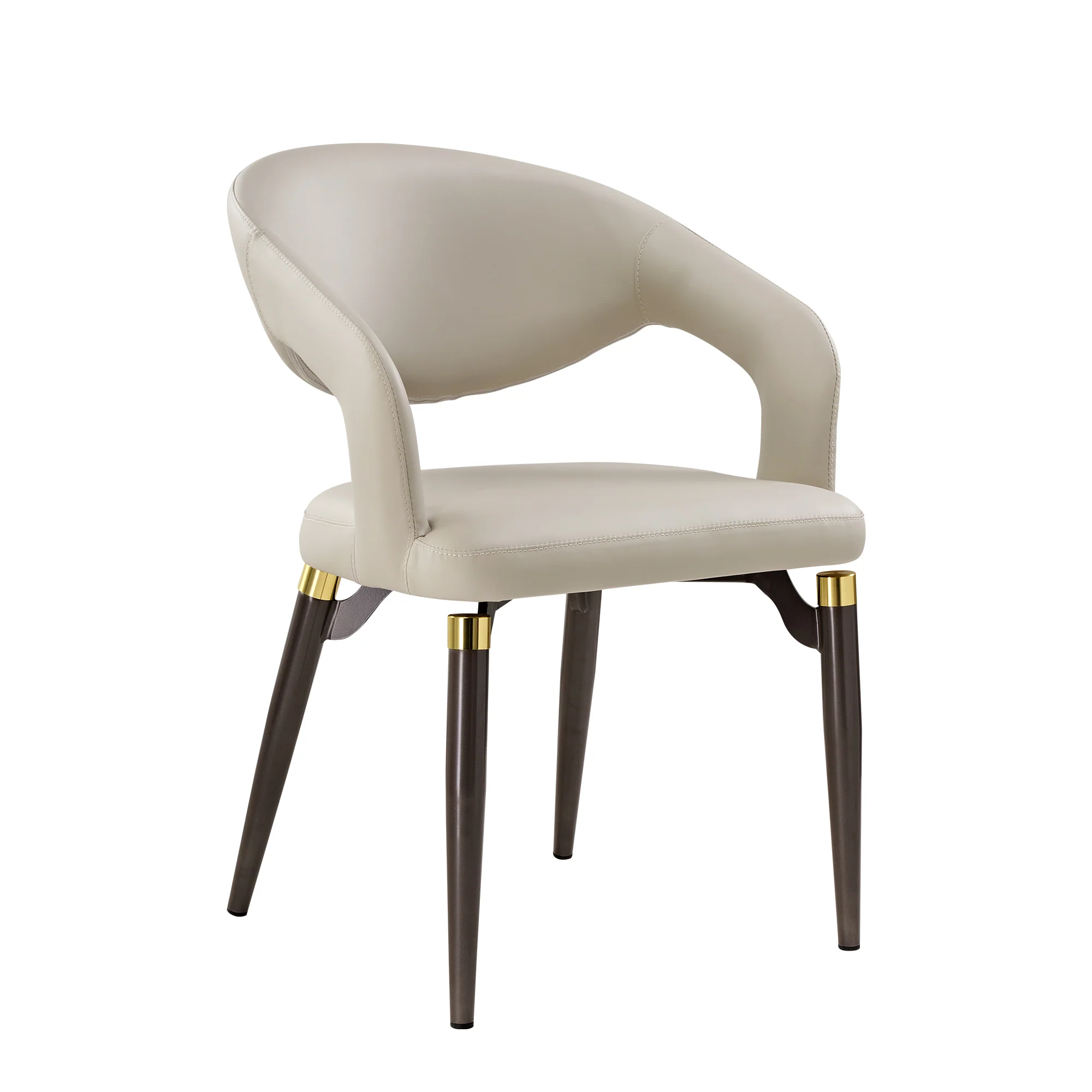 Chantilly Leather Dining Chairs, set of 2 - Image 11