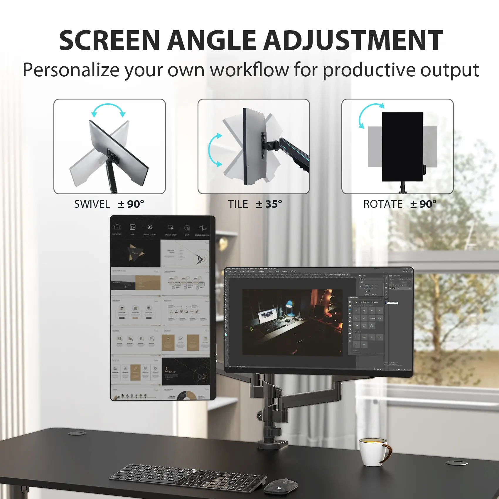 Dual Monitor Arm - Image 11