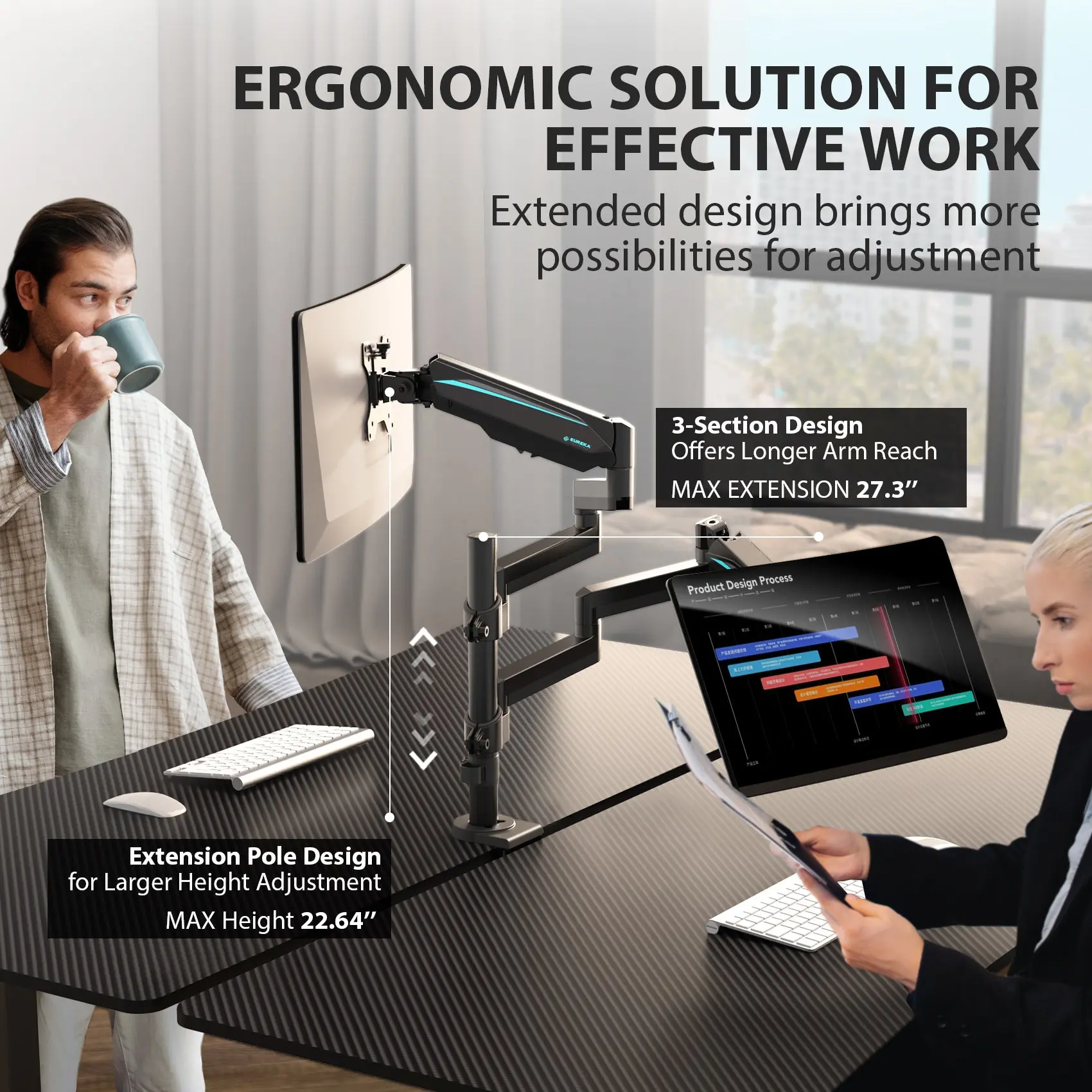 Dual Monitor Arm - Image 5