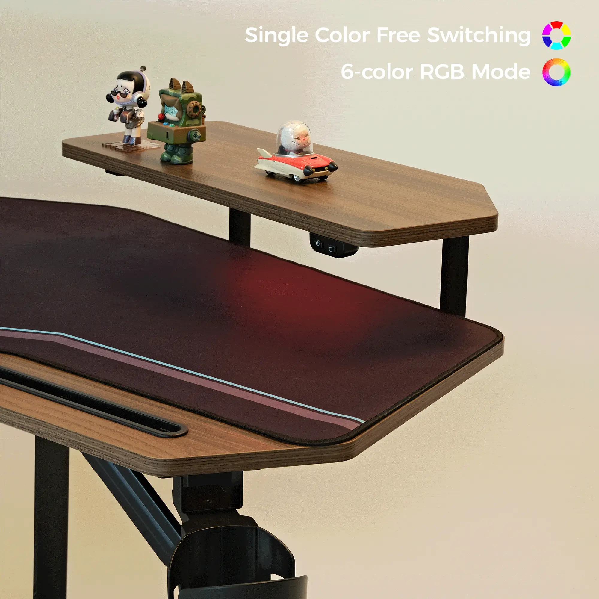 Aero Wing Shaped Studio Desk (73"x23") - Image 10