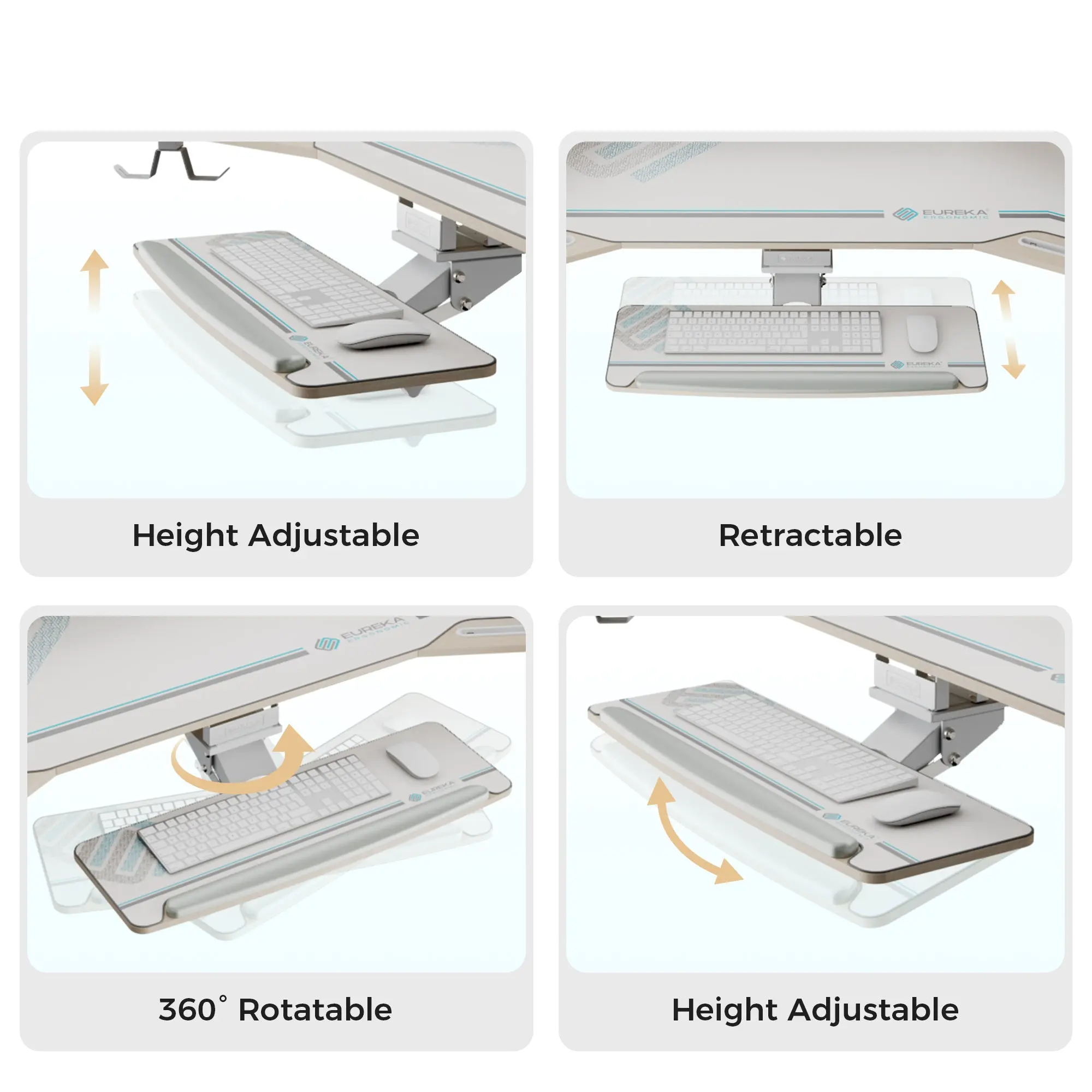 Aero Wing Shaped Studio Desk (73"x23") - Image 20