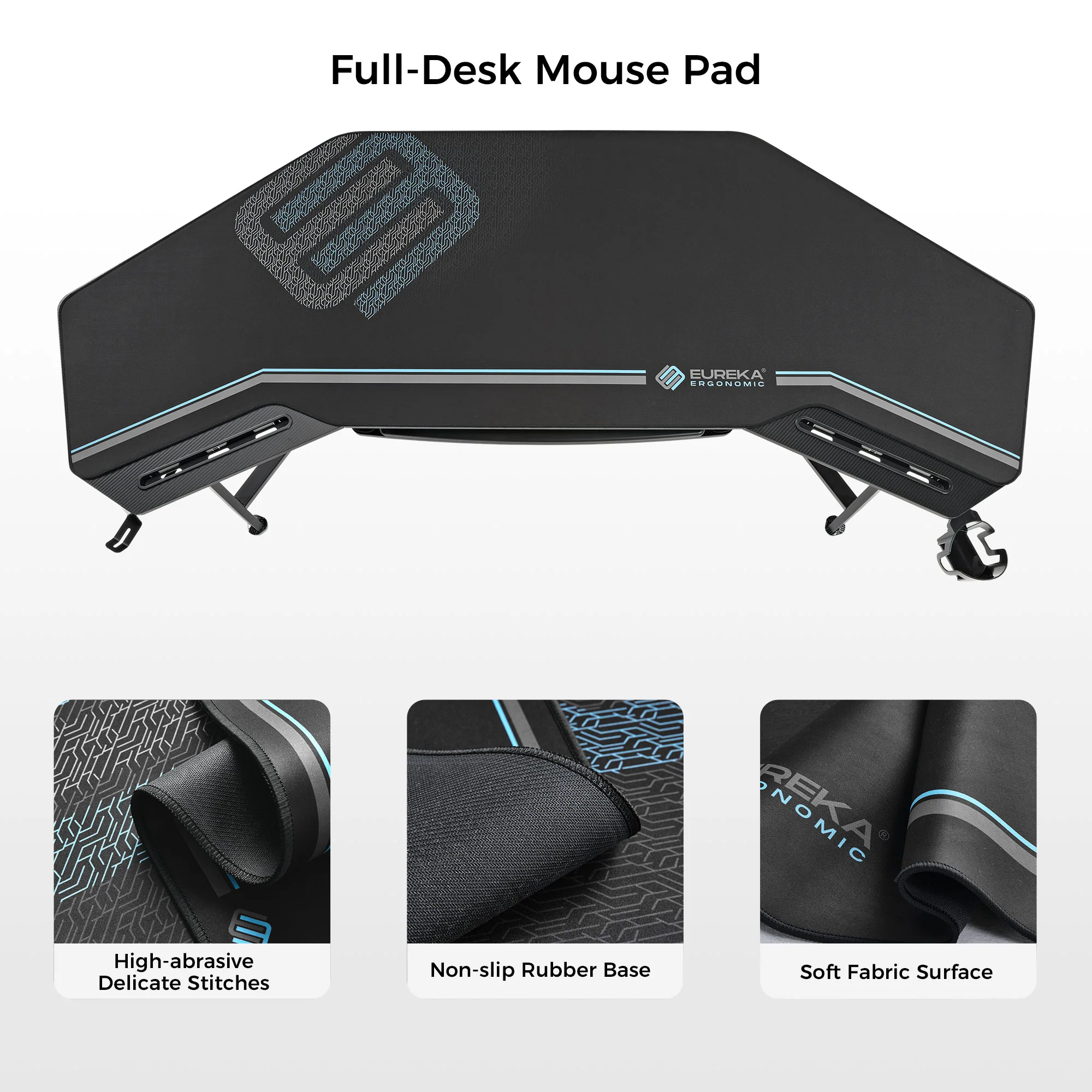 Aero Wing Shaped Studio Desk (73"x23") - Image 33