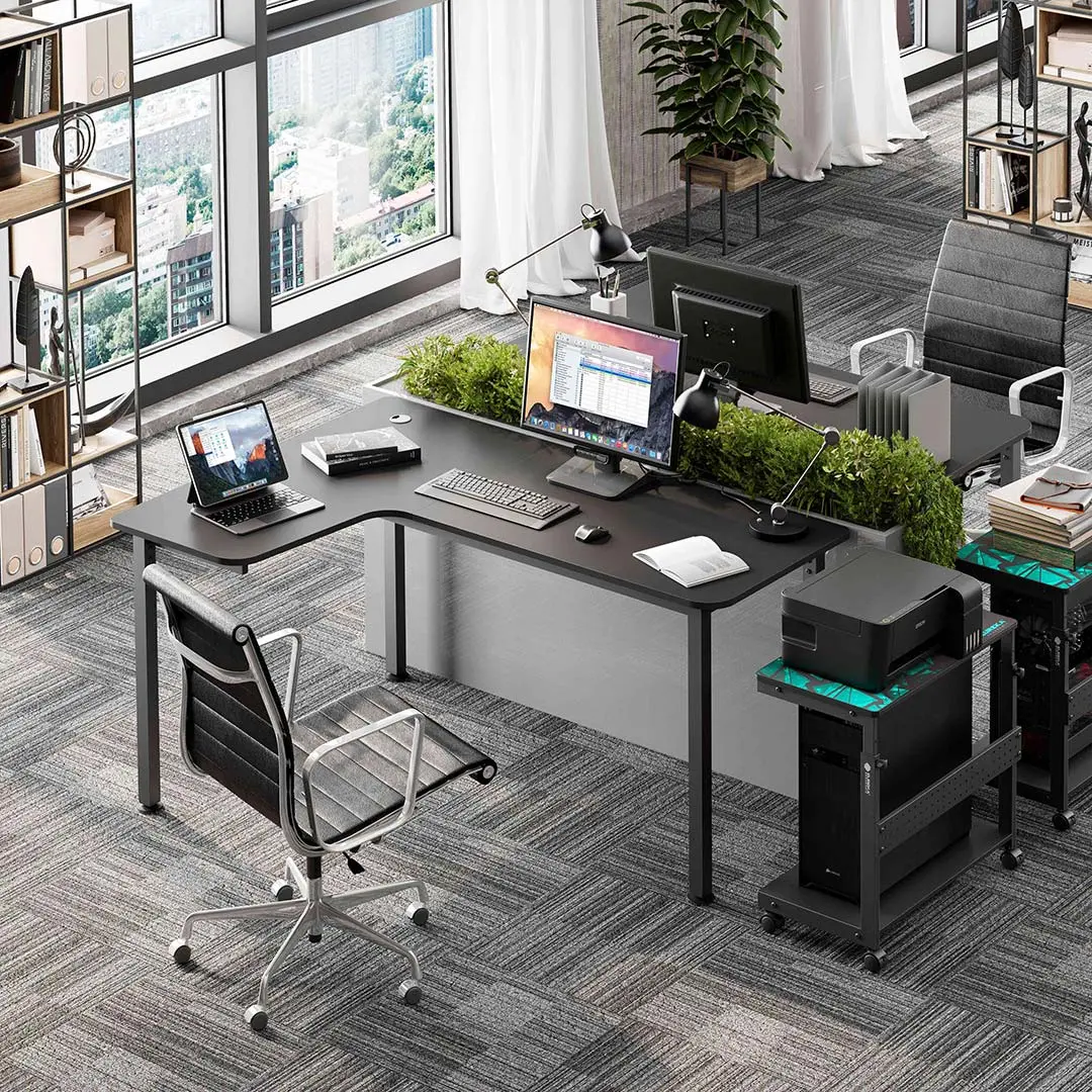L-Shaped Office Desk (60"x23") - Image 5
