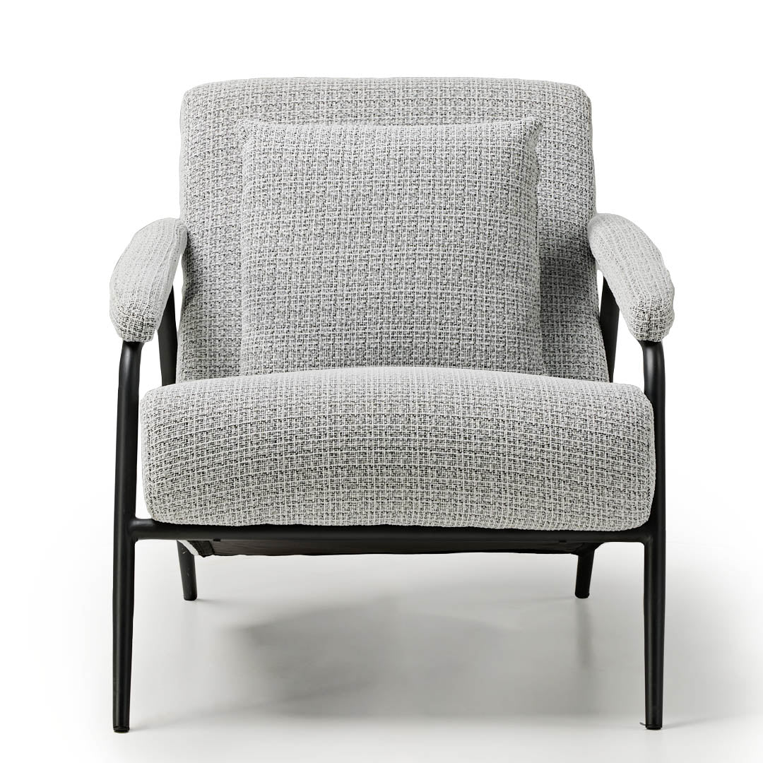 Minimalist Lounge Chair, Gray - Image 4