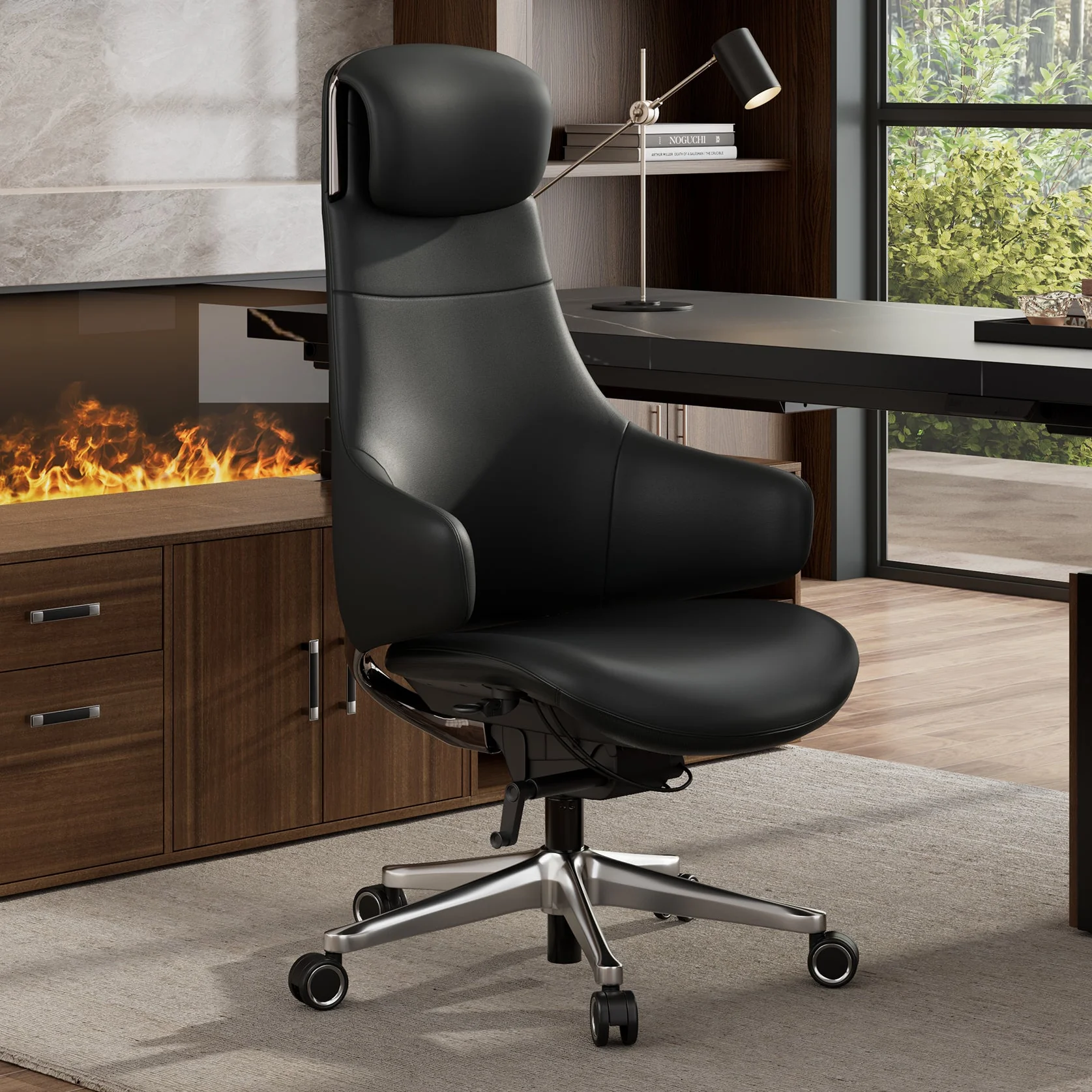 Serene Ella, Napa Leather Executive Chair - Image 20