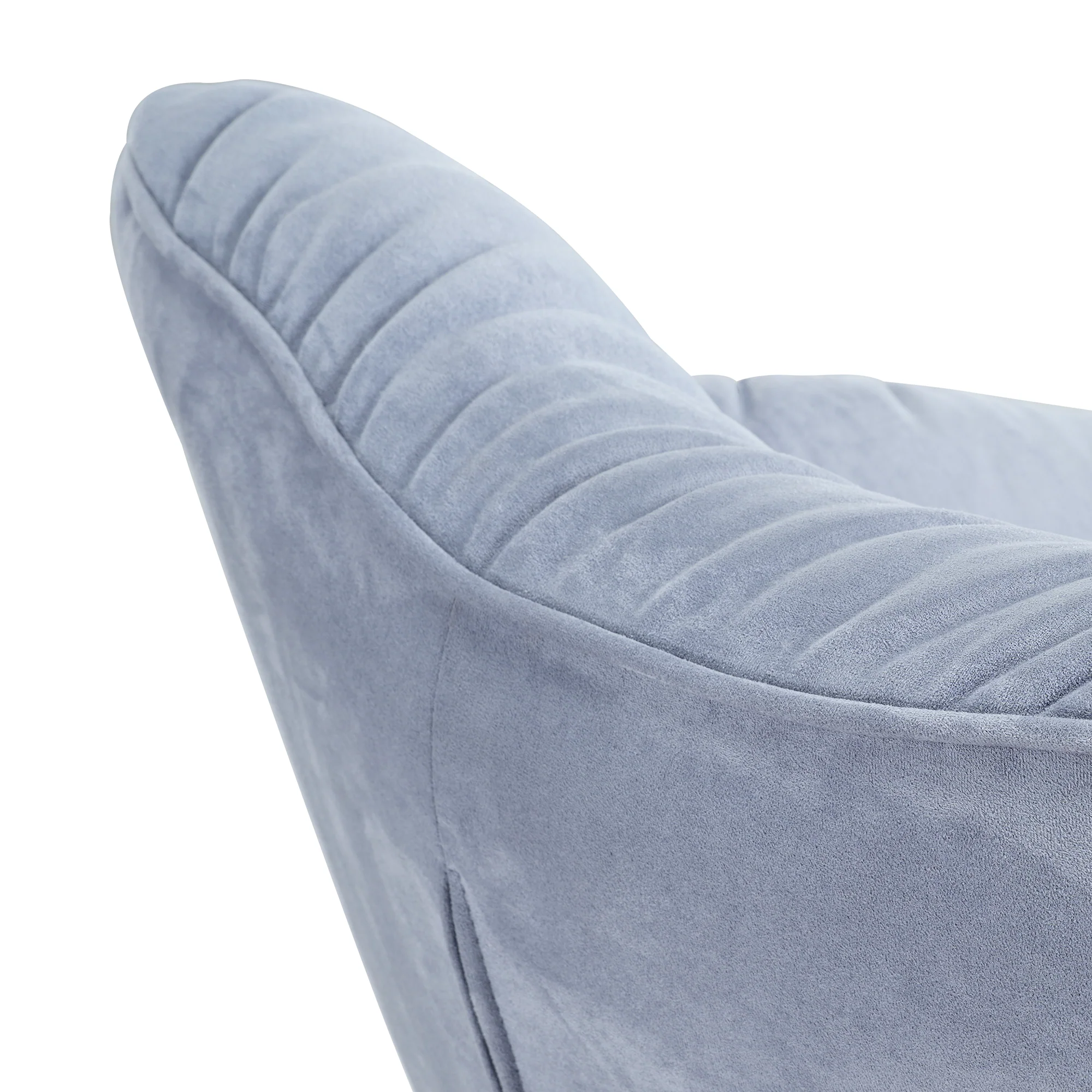 Marco, Soft Padded Cozy Lounge Chair, Blue - Image 6