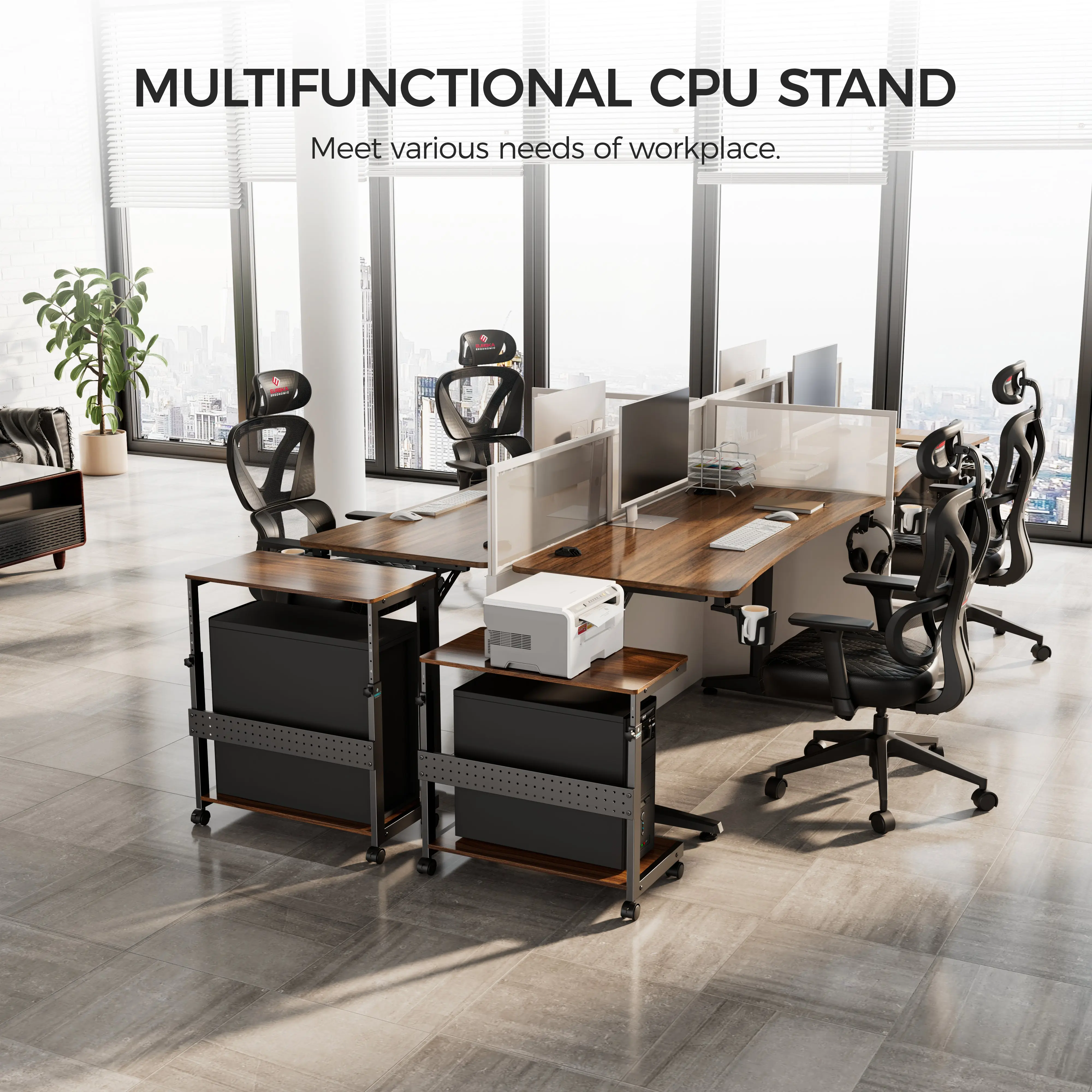 Mobile Height Adjustable CPU Cart - Image 12