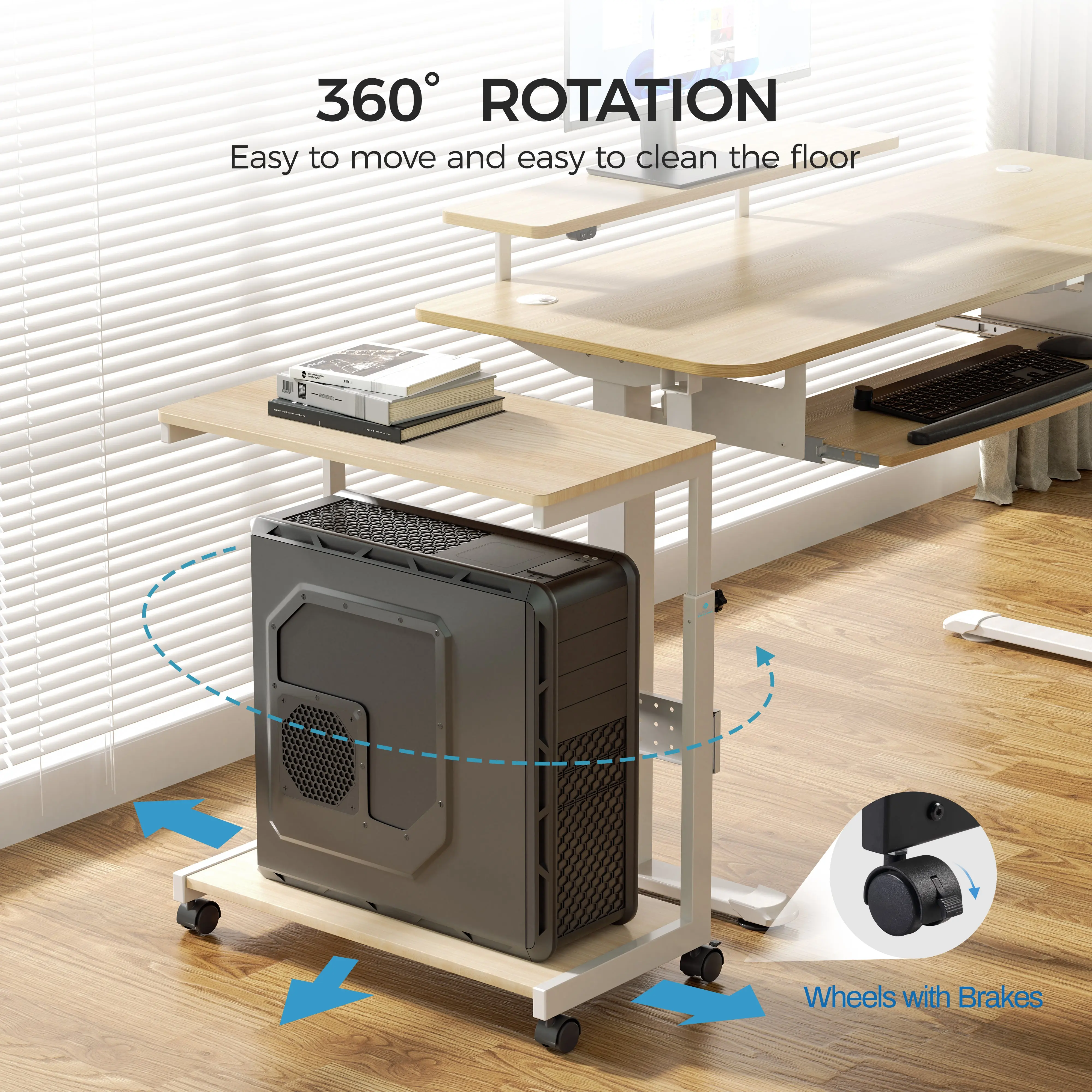 Mobile Height Adjustable CPU Cart - Image 26