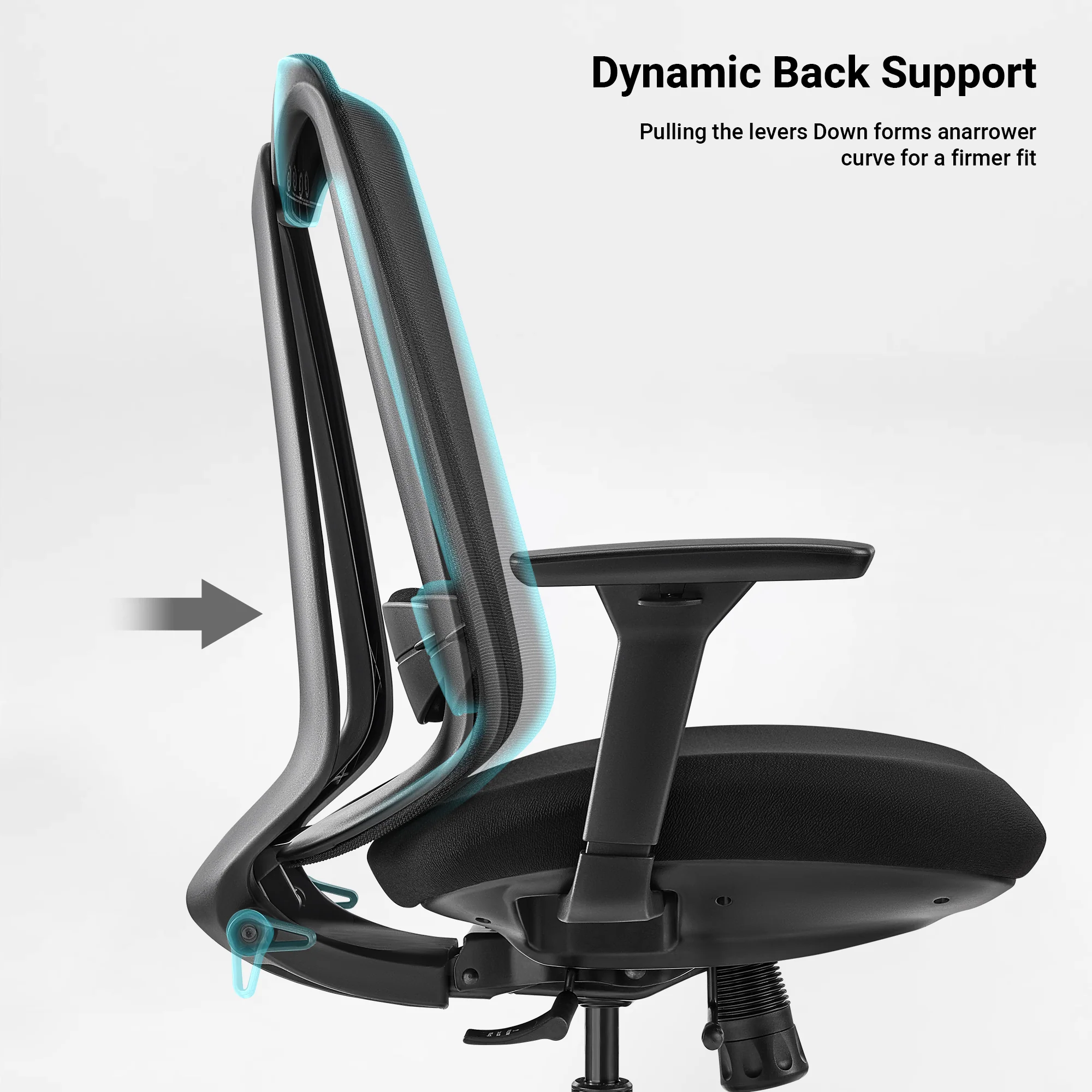 Nico, Mesh Ergonomic Office Chair - Image 5