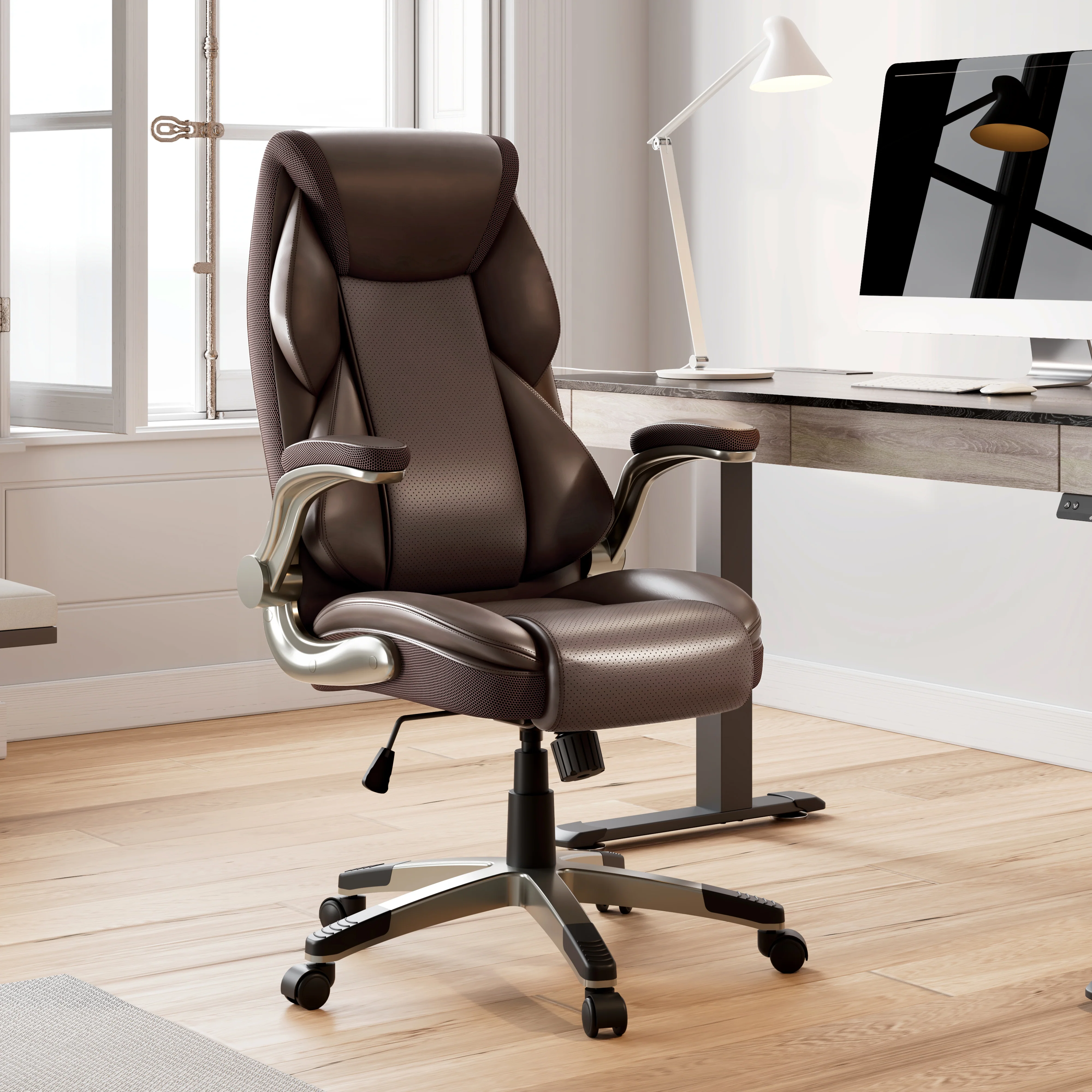 Galene, Faux Leather Office Chair - Image 31