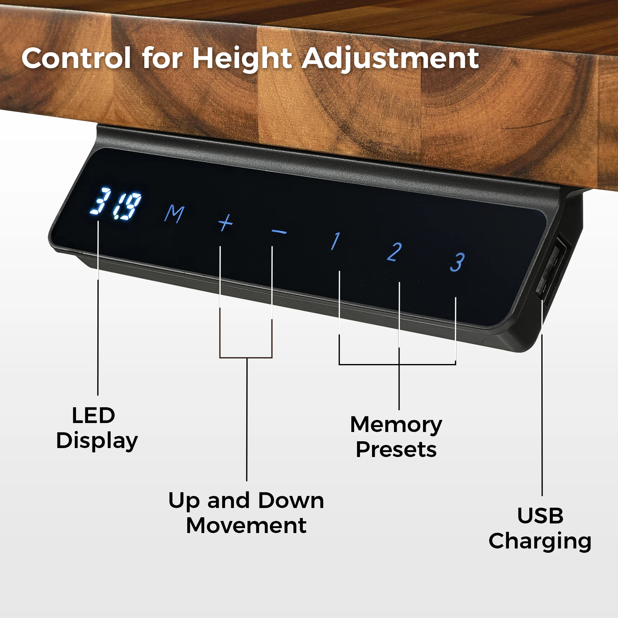 L-Shaped Standing Desk with Accessories Set (60"x23") - Image 190