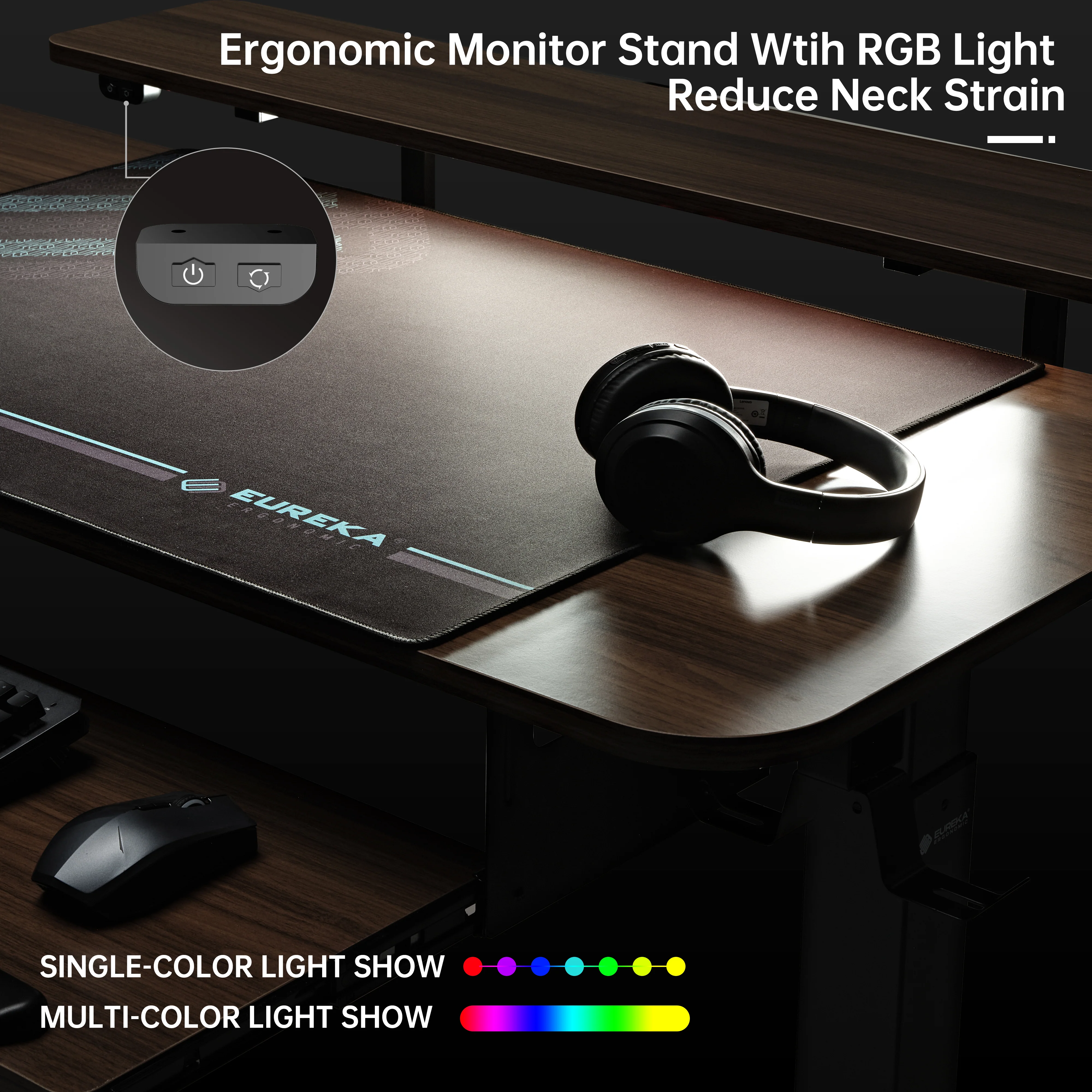 L-Shaped Standing Desk with Accessories Set (60"x23") - Image 39