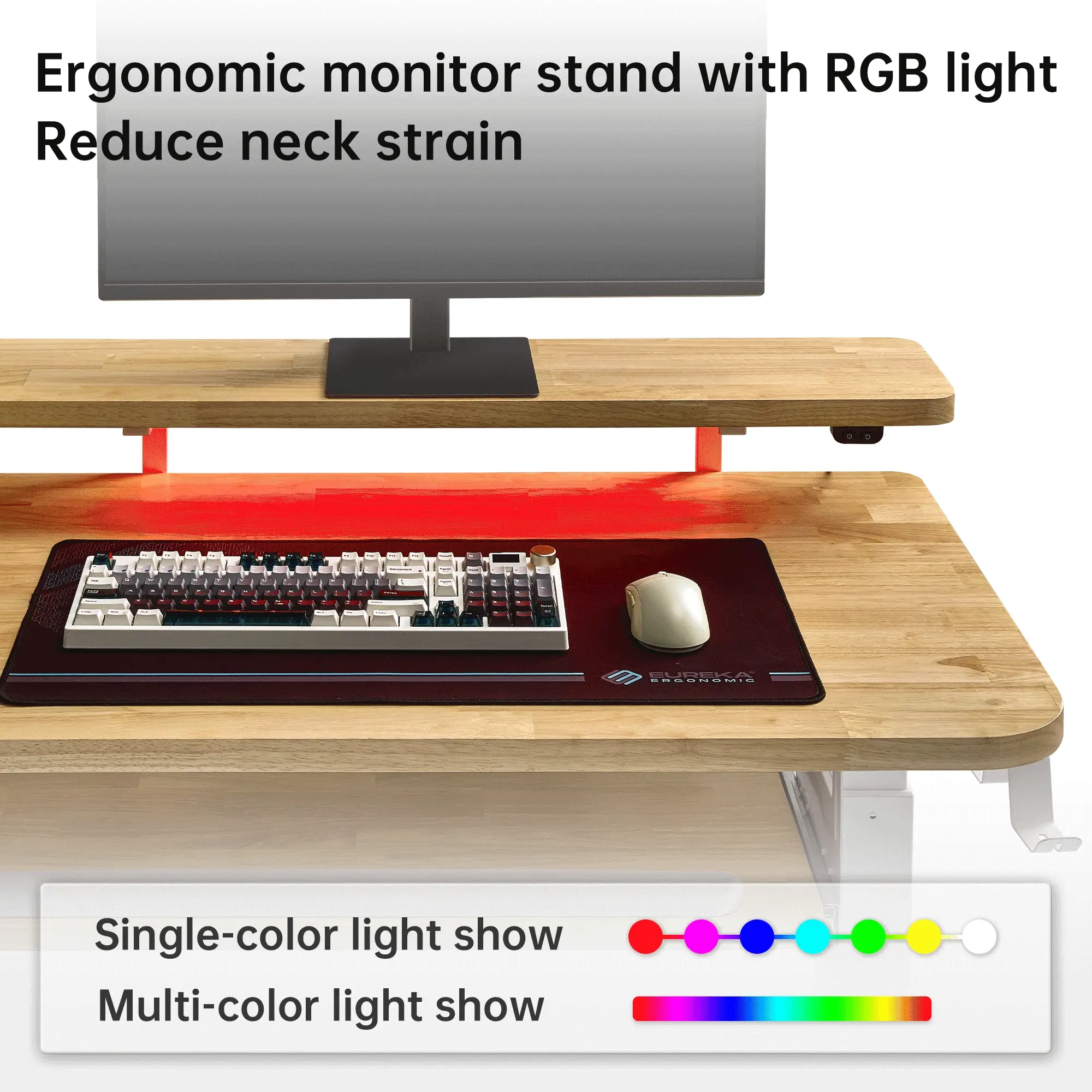 L-Shaped Standing Desk with Accessories Set (60"x23") - Image 80
