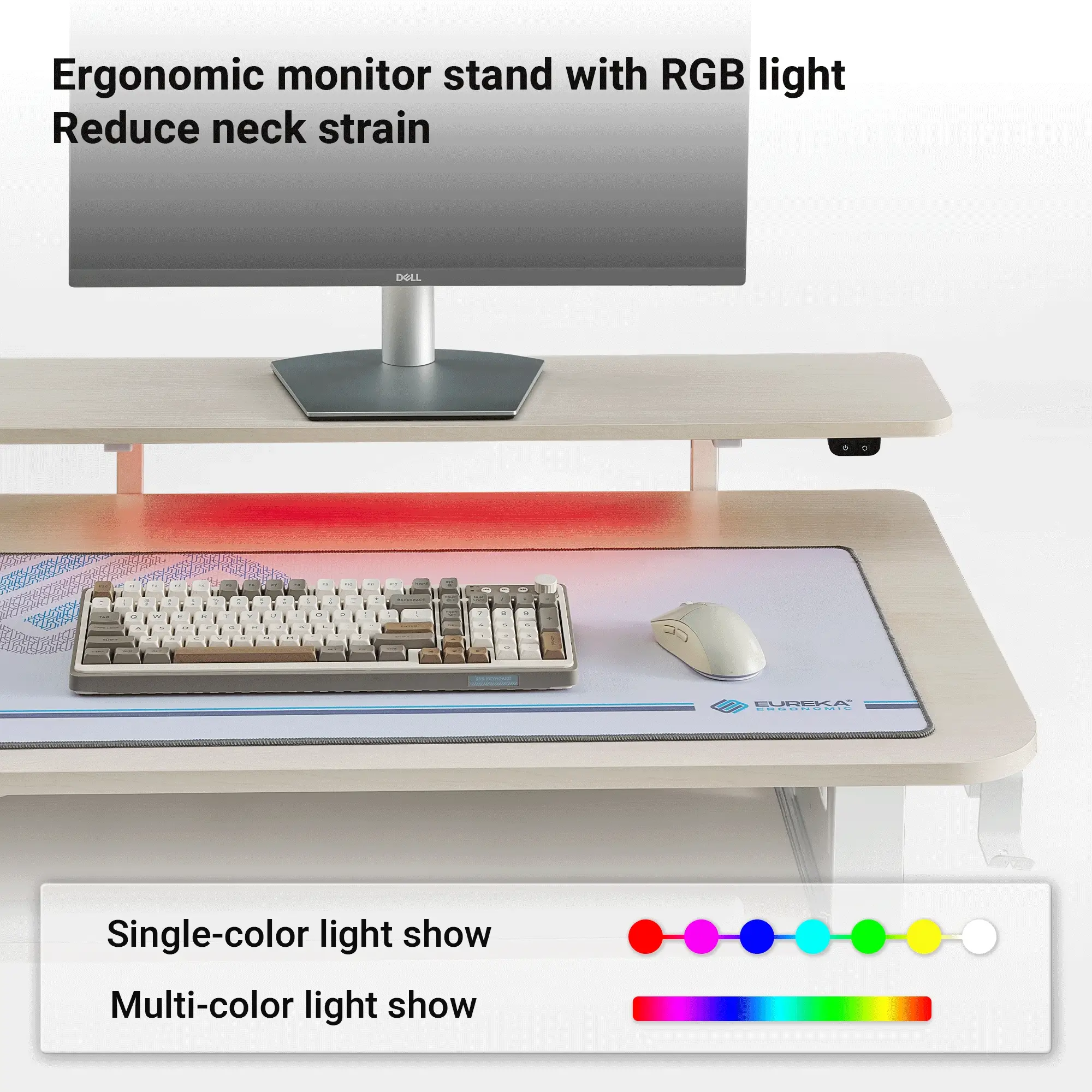 L-Shaped Standing Desk with Accessories Set (60"x23") - Image 9