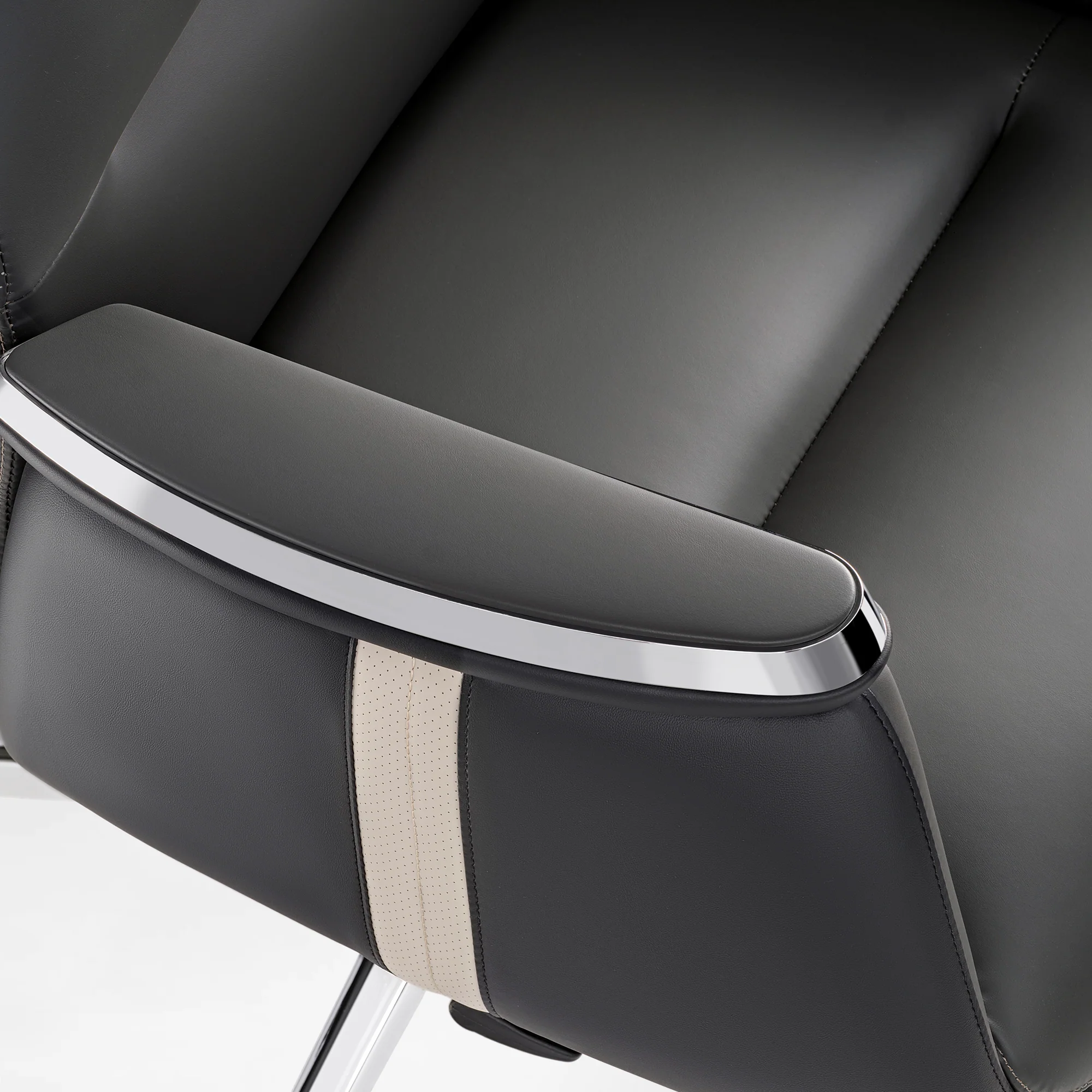 Royal II, Silicone & Leather Executive Ergonomic Office Chair - Image 20