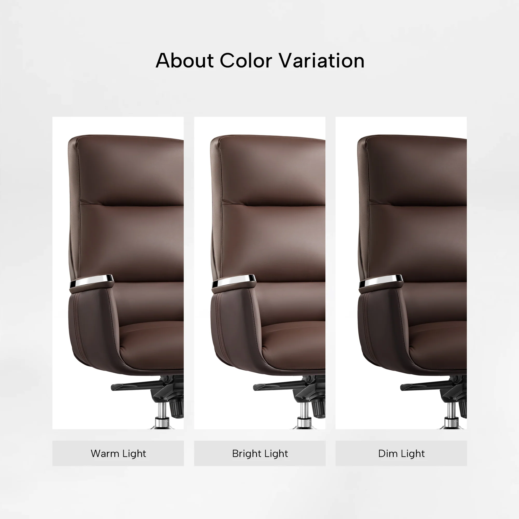 Royal II, Silicone & Leather Executive Ergonomic Office Chair - Image 43