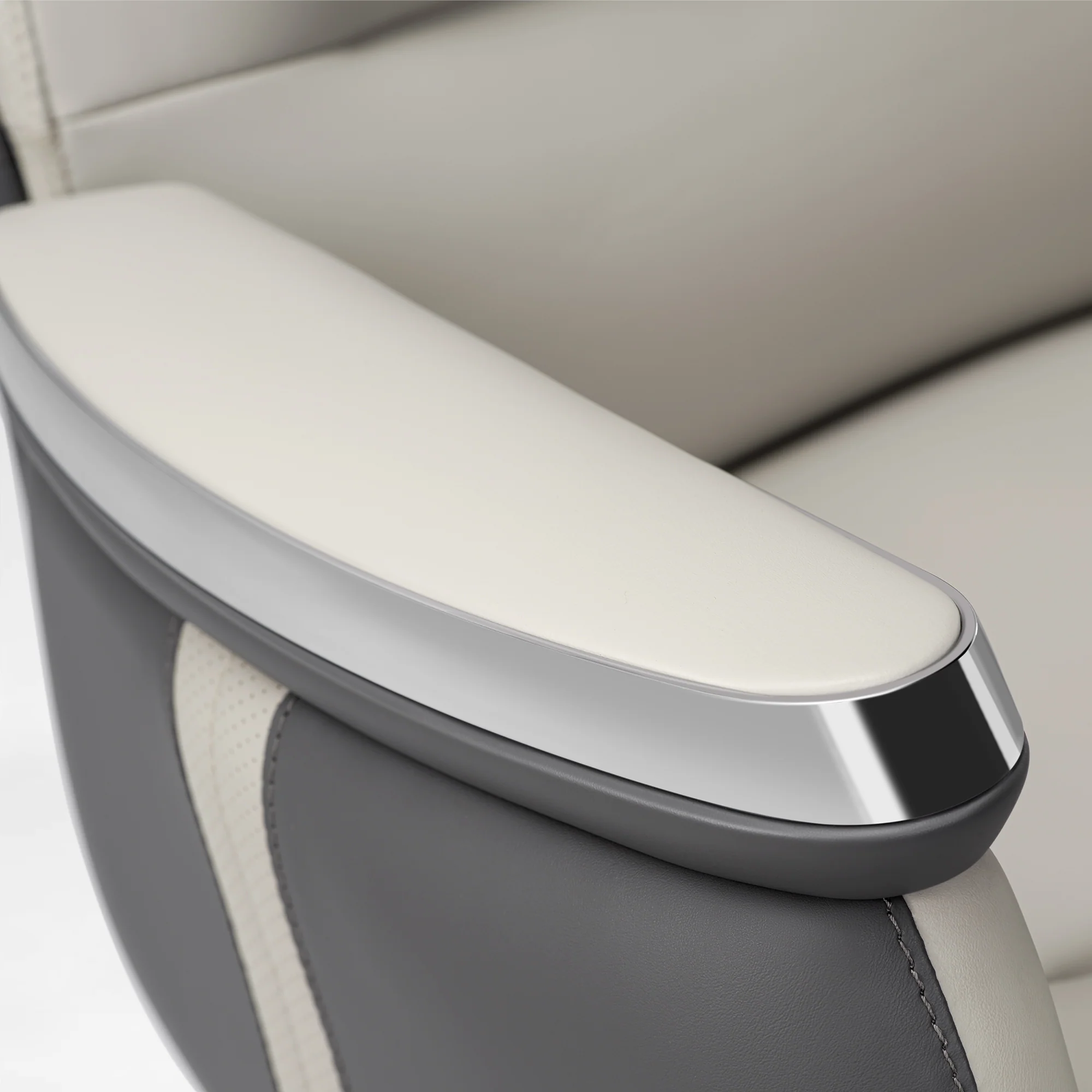 Royal II, Silicone & Leather Executive Ergonomic Office Chair - Image 8