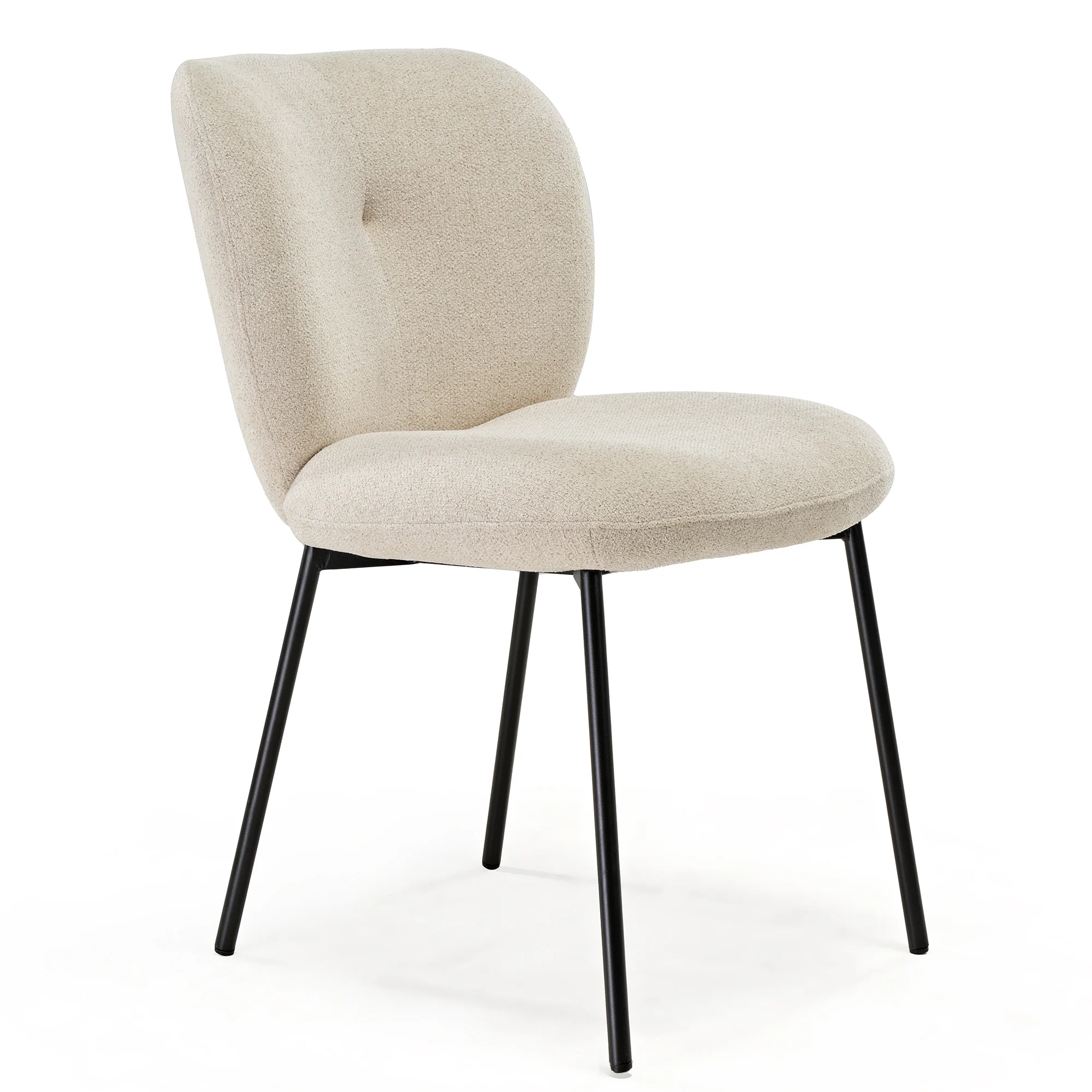 Sage, Upholstered Dining Side Chairs Set of 2, Off-White - Image 13