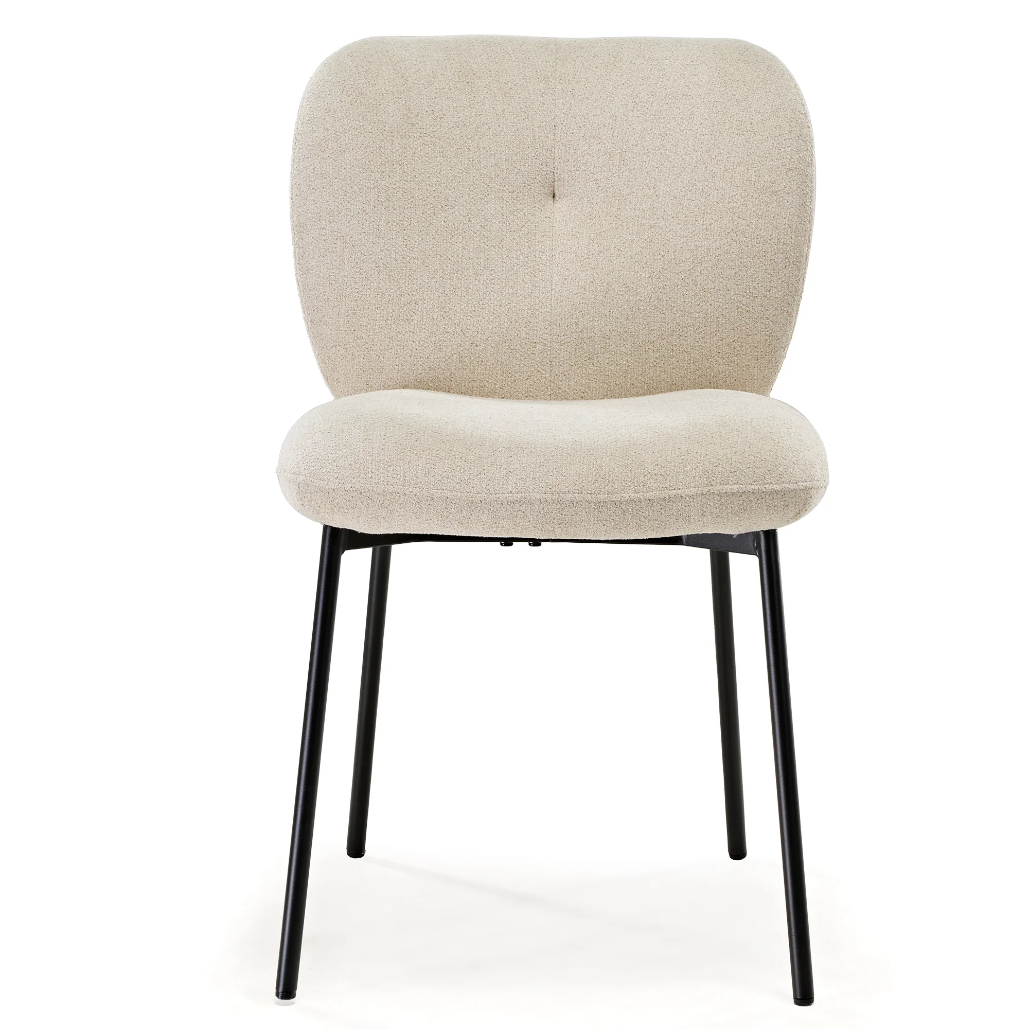 Sage, Upholstered Dining Side Chairs Set of 2, Off-White - Image 14