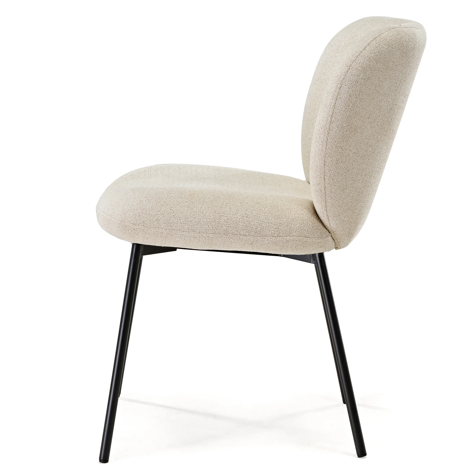 Sage, Upholstered Dining Side Chairs Set of 2, Off-White - Image 15