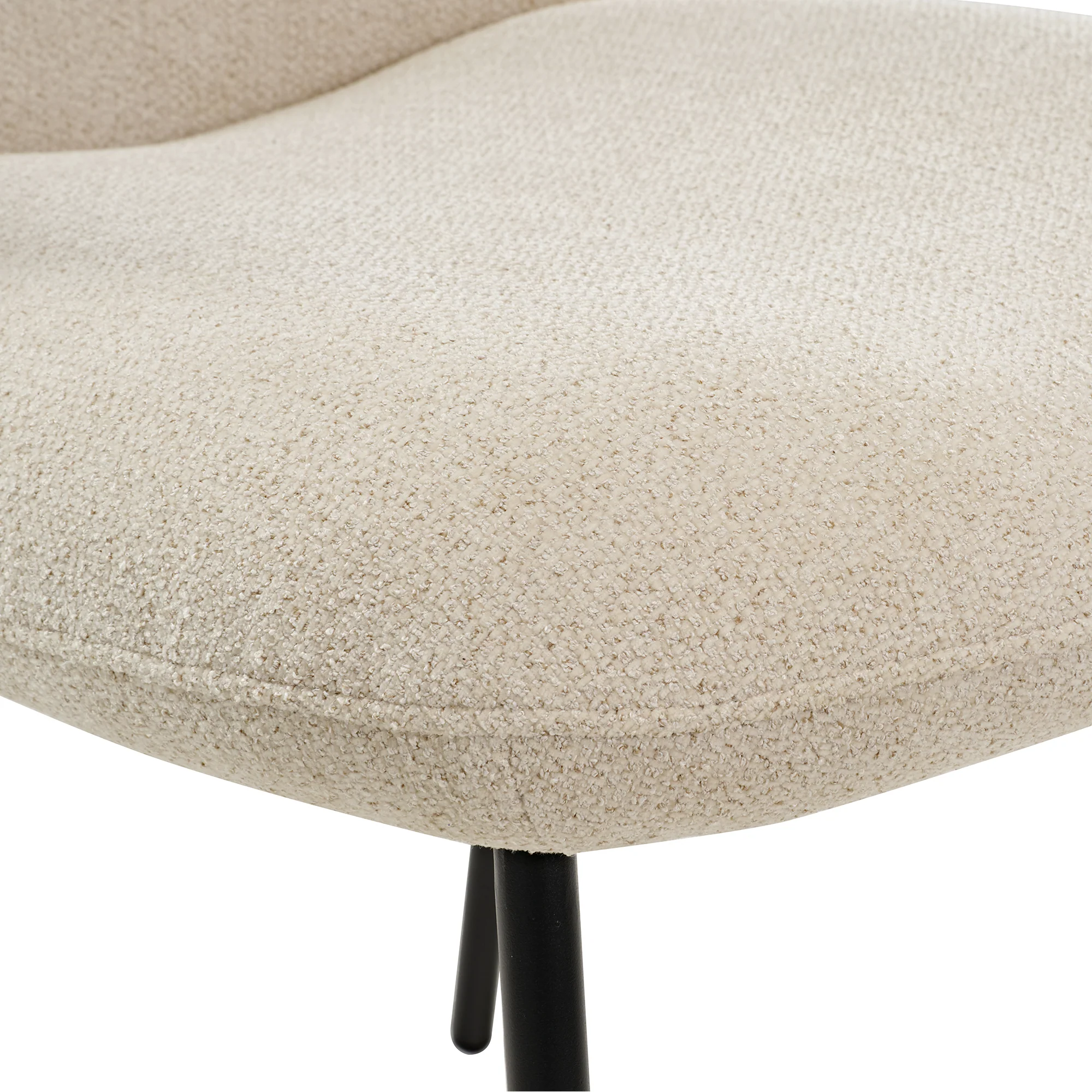 Sage, Upholstered Dining Side Chairs Set of 2, Off-White - Image 9