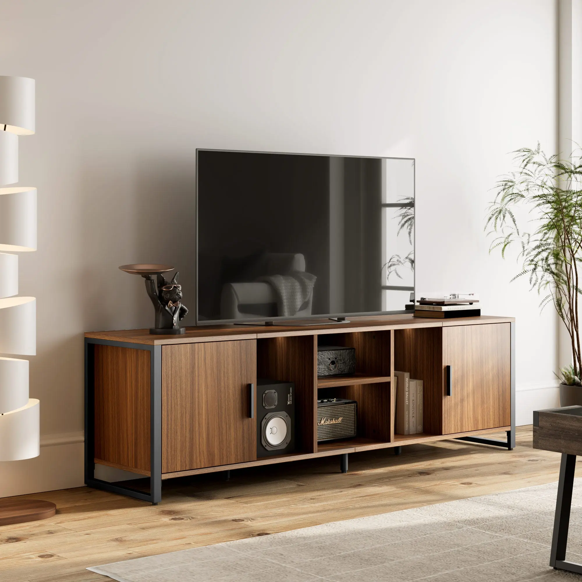 Sonoma 70" LED Light TV Stand Media Console - Image 15