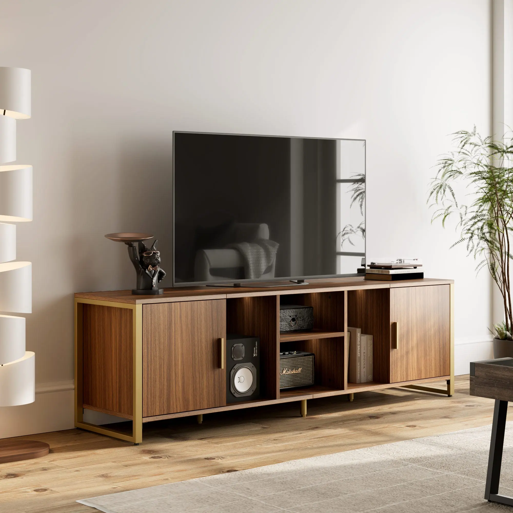 Sonoma 70" LED Light TV Stand Media Console - Image 4
