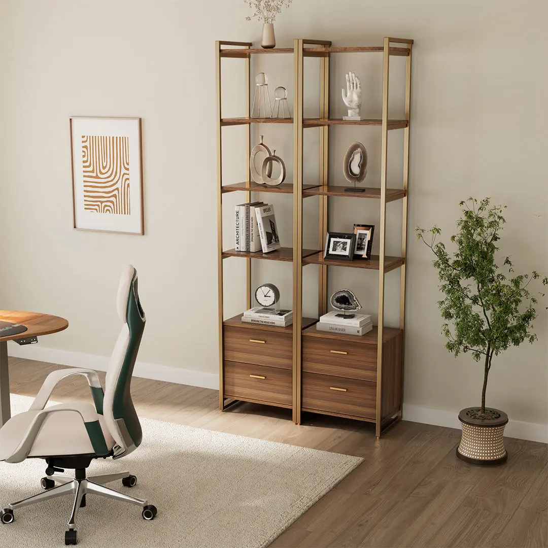 Sonoma 85.2'' Storage Shelf, 5 Tiers, 2 Drawers - Image 5