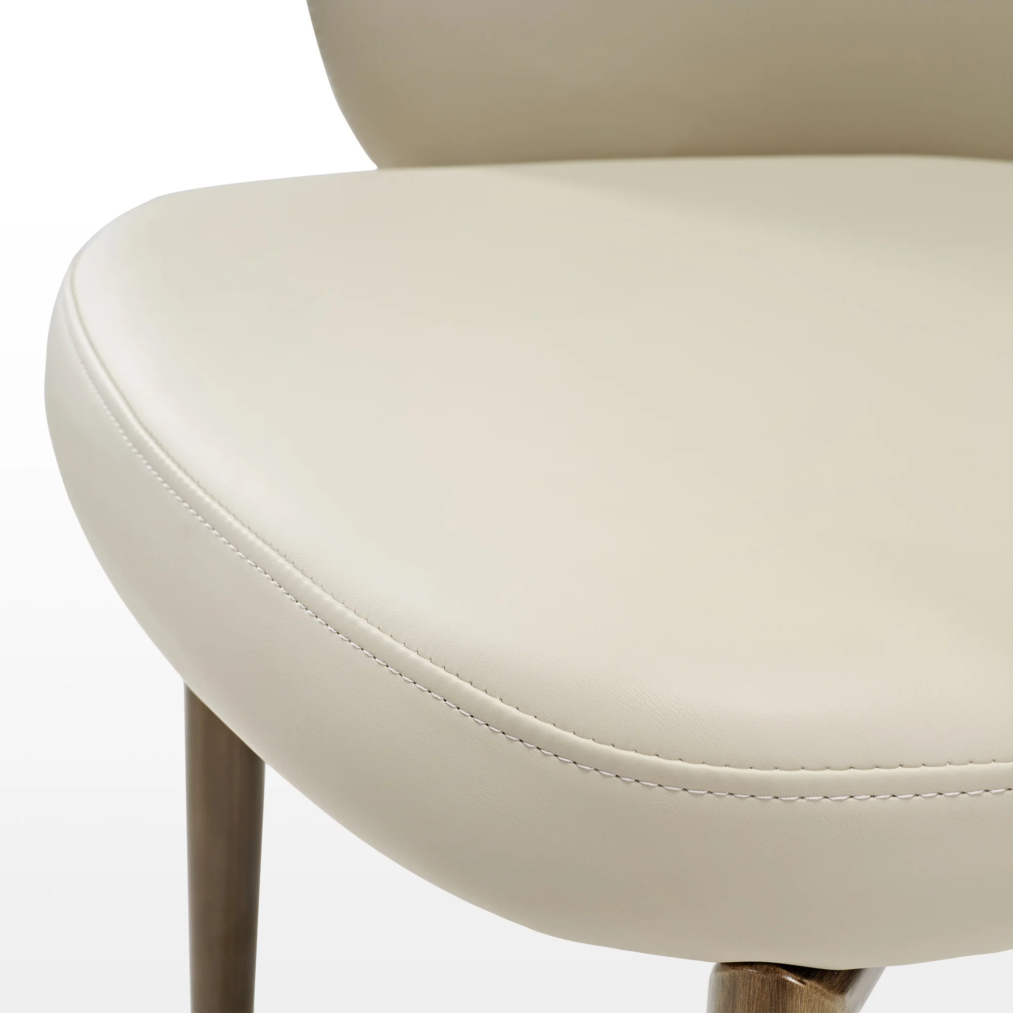 Acalay, Upholstered Dining Arm Chairs Set of 2, Beige - Image 10