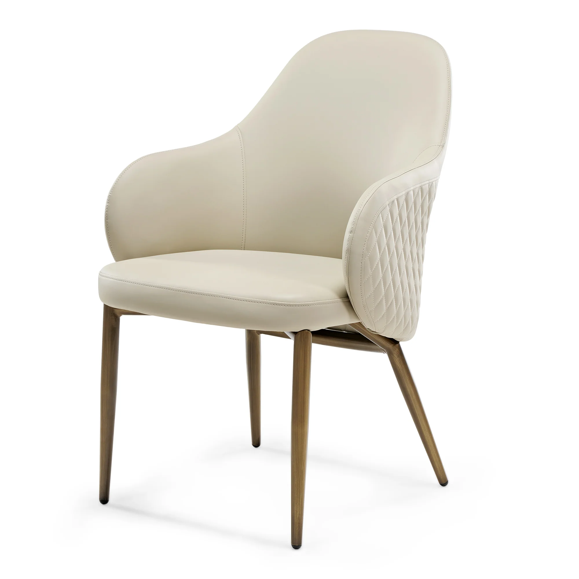 Acalay, Upholstered Dining Arm Chairs Set of 2, Beige - Image 16