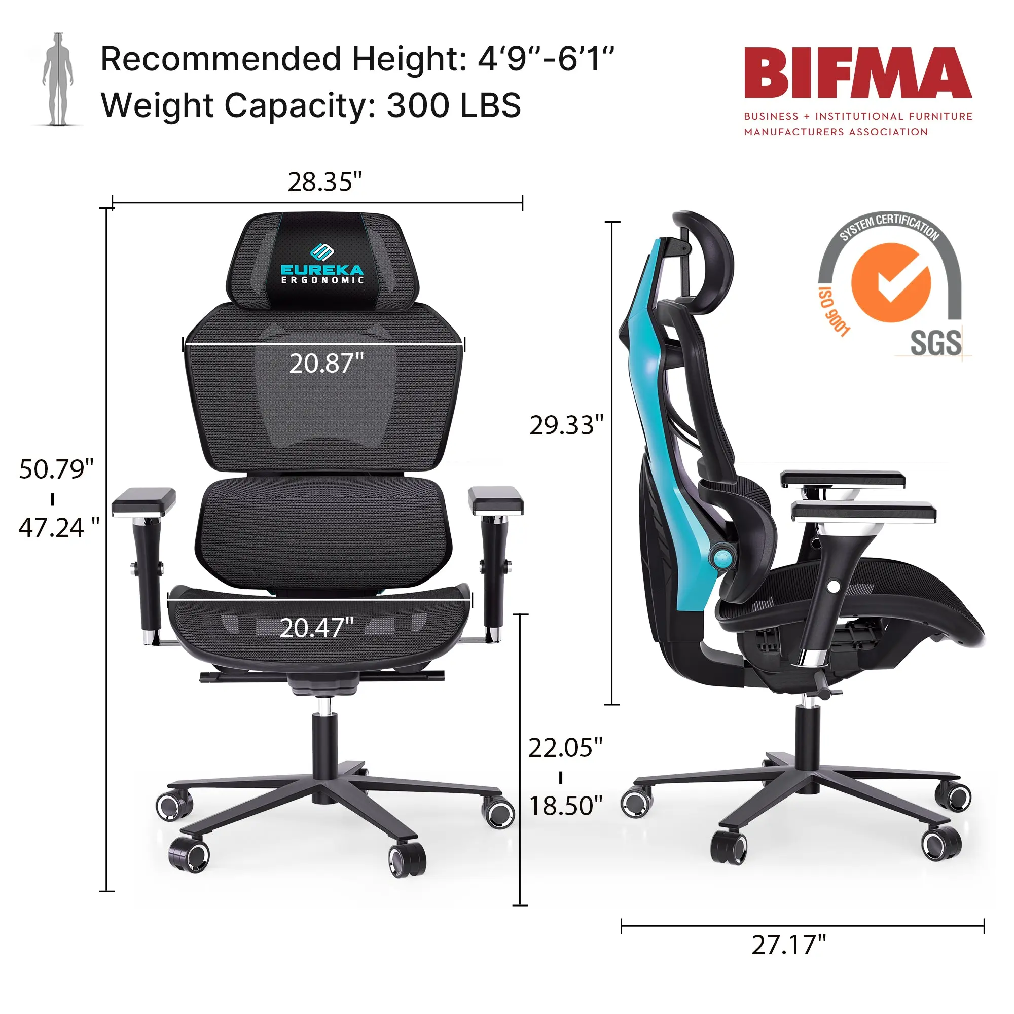 Typhon Hybrid Ergonomic Gaming Chair - Image 28
