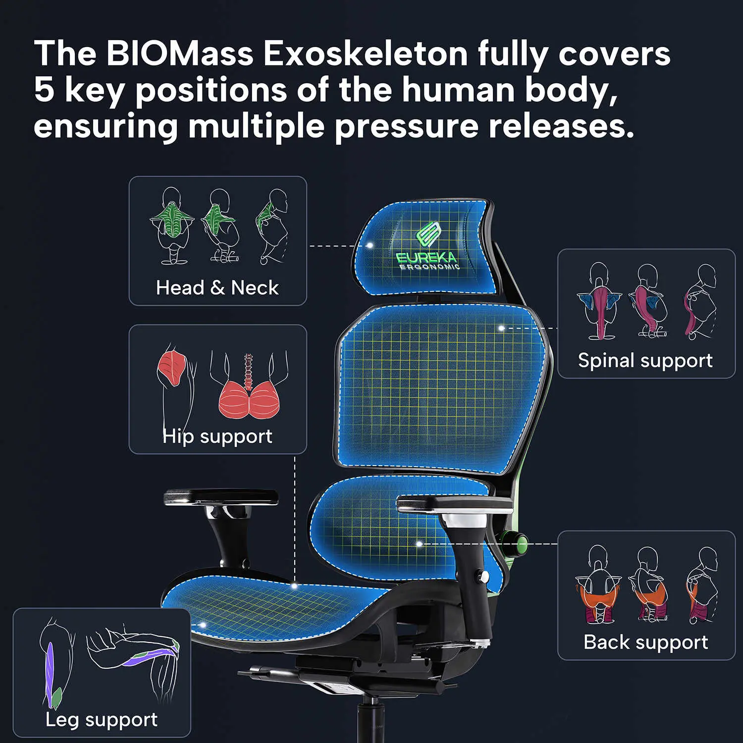 Typhon Hybrid Ergonomic Gaming Chair - Image 34