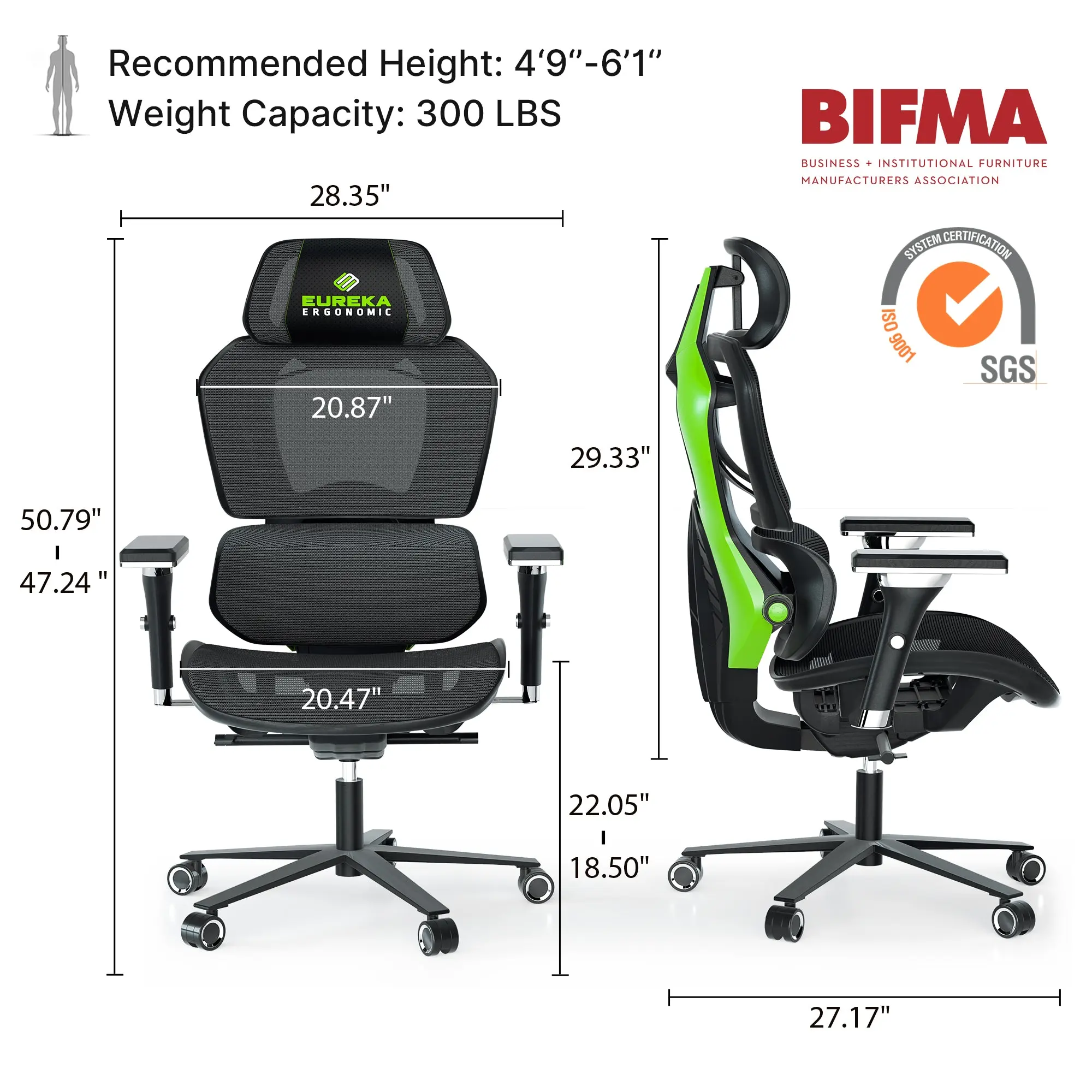 Typhon Hybrid Ergonomic Gaming Chair - Image 41