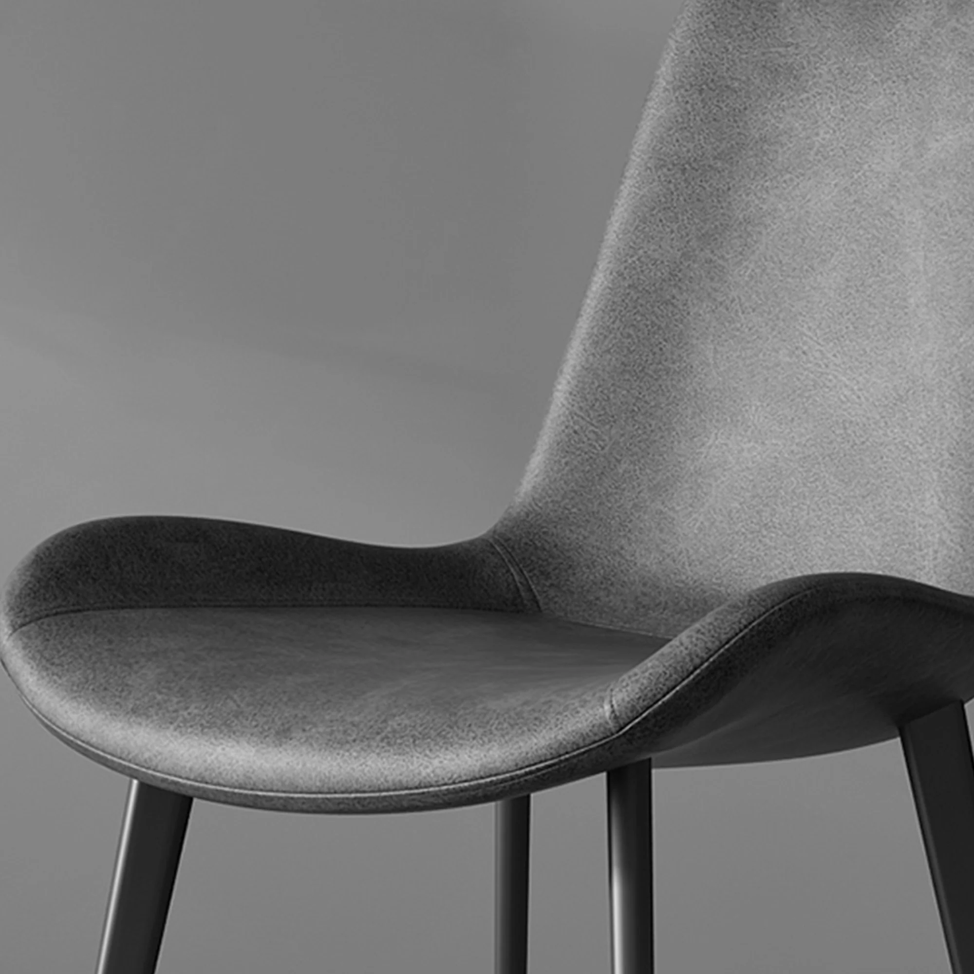 Milo, Dining Side Chairs Set of 2 , Gray - Image 13