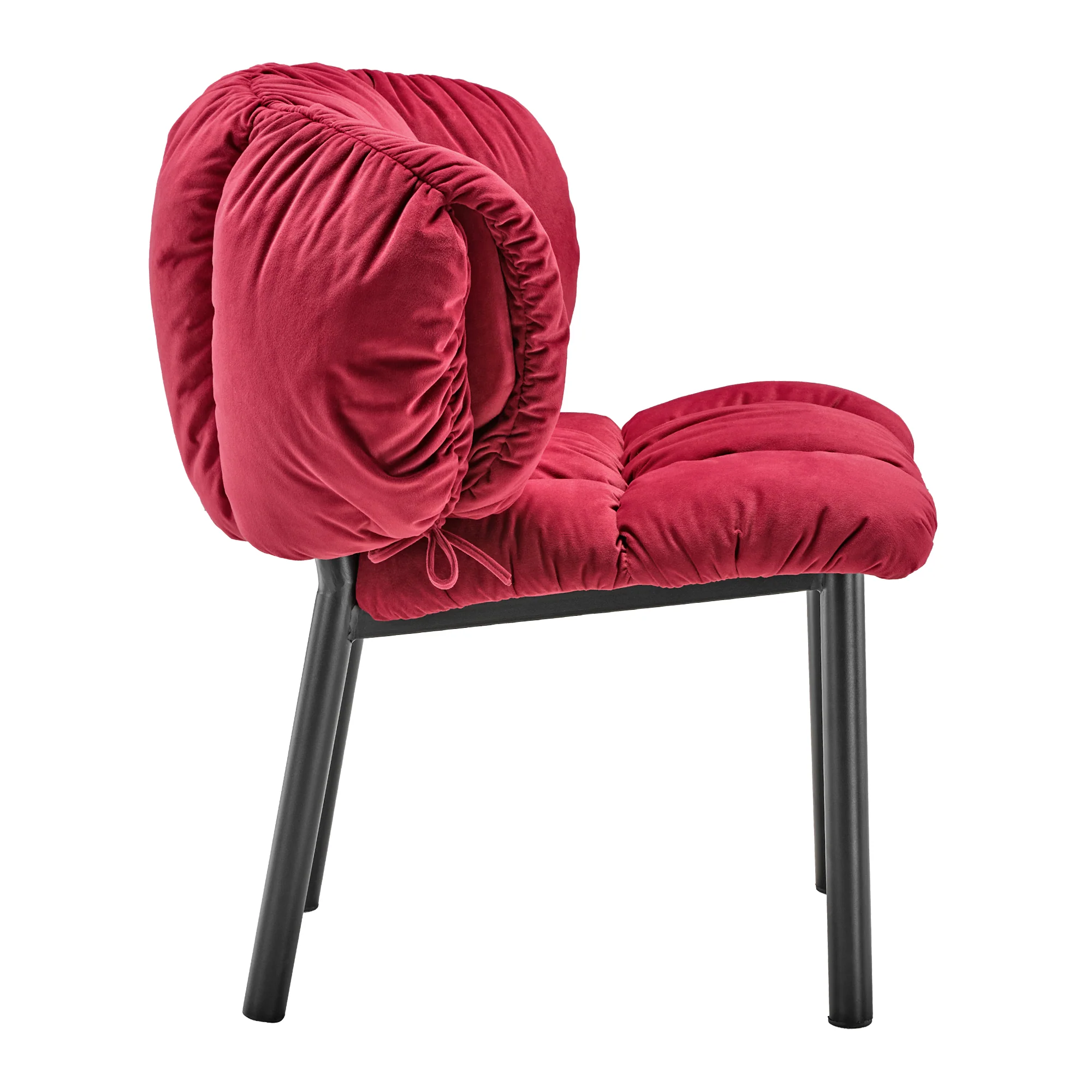 Rlesana, Velvet Dining Side Chair 1 PC, Red/Green - Image 11