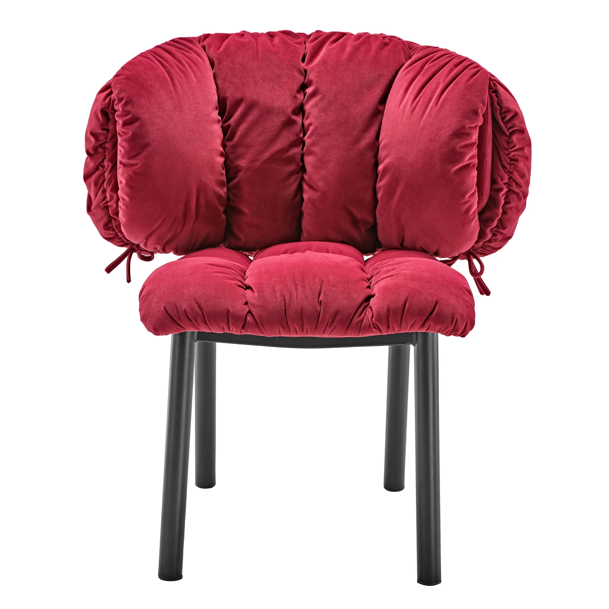 Rlesana, Velvet Dining Side Chair 1 PC, Red/Green - Image 9